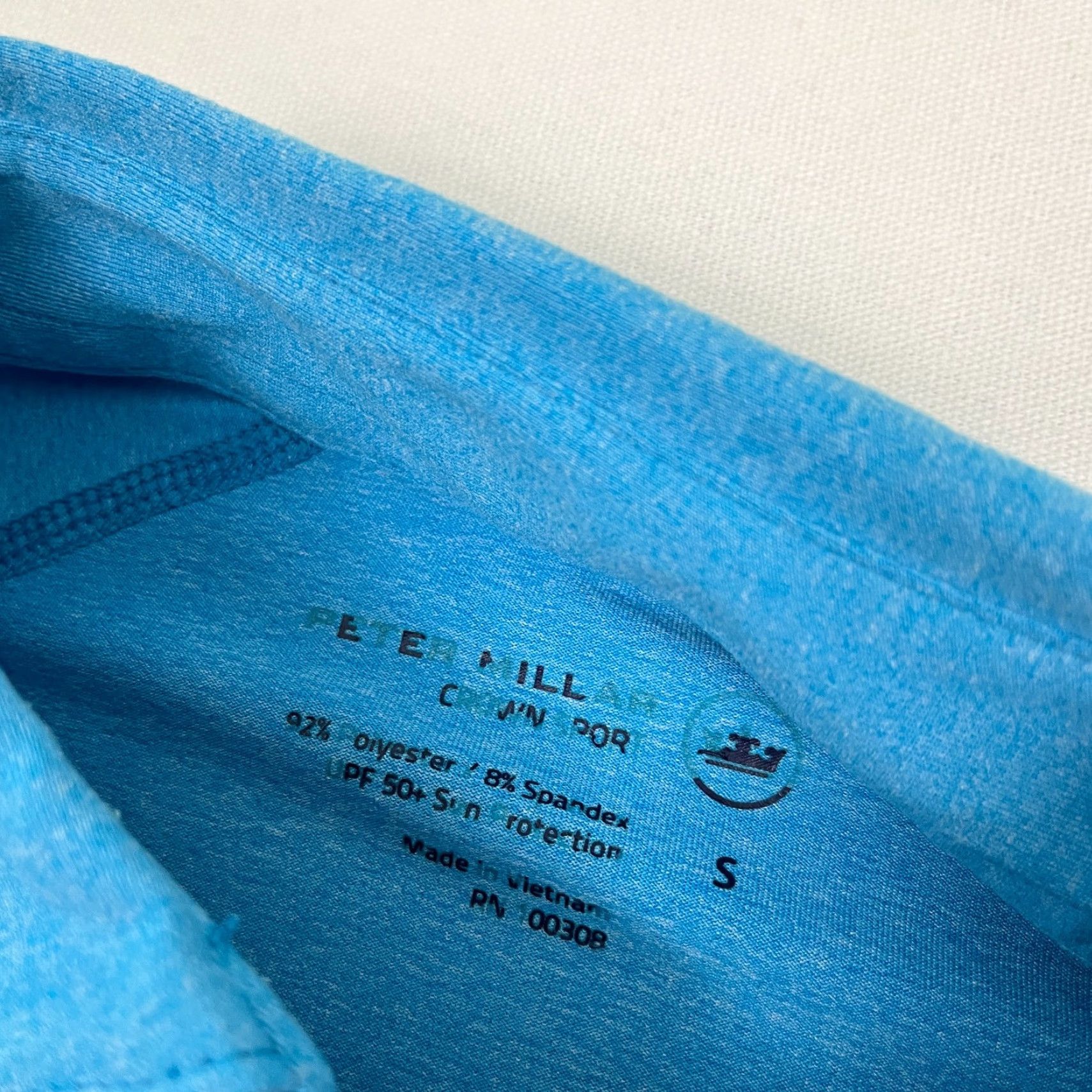 Peter Millar Peter Millar Amsterdam Technical Polo Shirt Mens S Blue Performance Active Golf Size US S / EU 44-46 / 1 - 6 Thumbnail