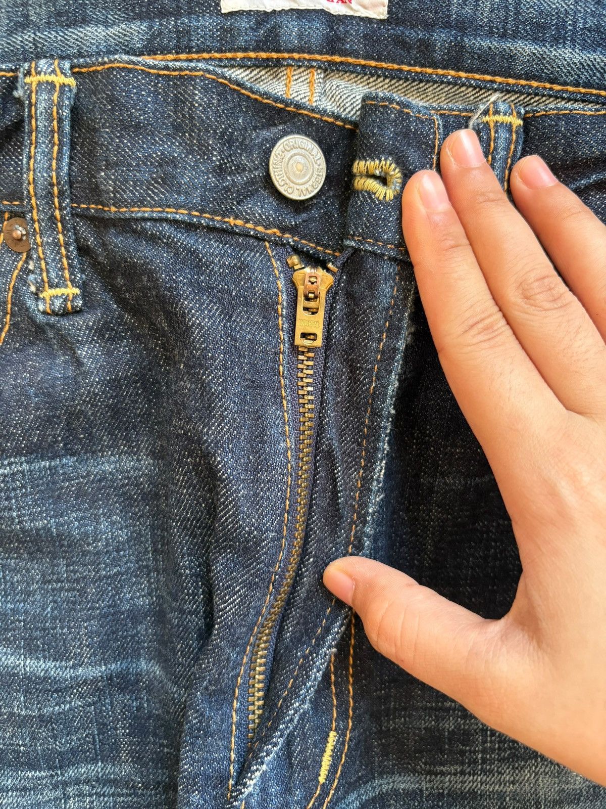 Eternal Vintage Eternal Patches Mud Wash Distressed Loose Jeans Size US 35 - 3 Thumbnail