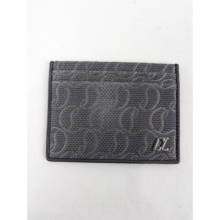 Christian Louboutin o1rshd1 Size: OS / Jacquard Mono Cl/Happy Card Holder Size ONE SIZE - 6 Thumbnail