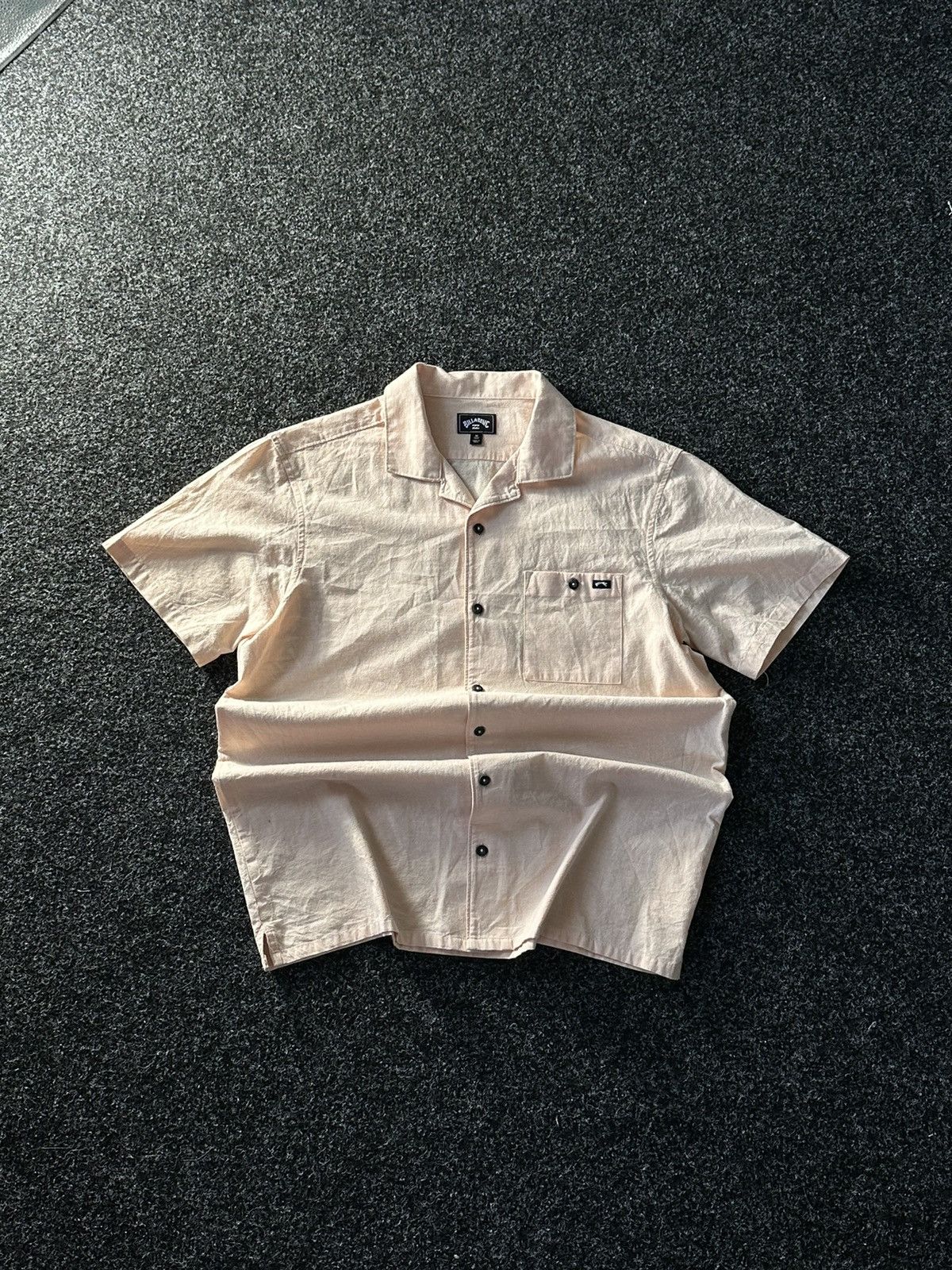 Billabong × Vintage 🚨Vintage 90s Logo BILLABONG peach short sleeve Y2K HAWAII Size US M / EU 48-50 / 2 - 1 Thumbnail
