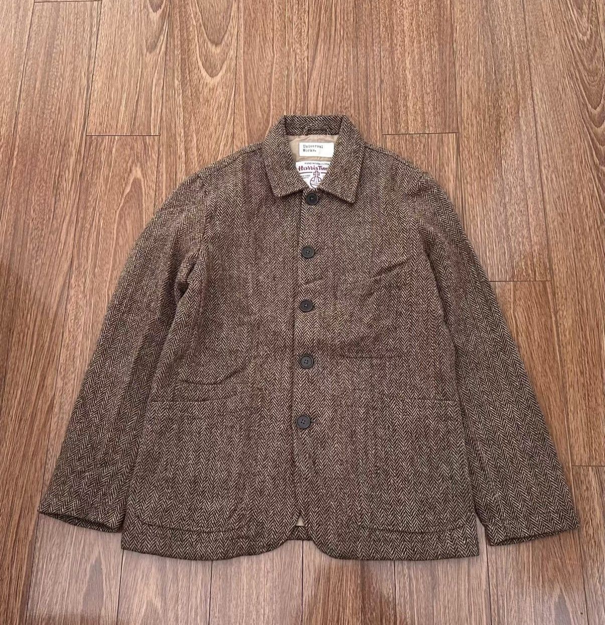 Universal Works Universal Works Harris Tweed 100% wool tweed suit jacket Size US S / EU 44-46 / 1 - 1 Thumbnail