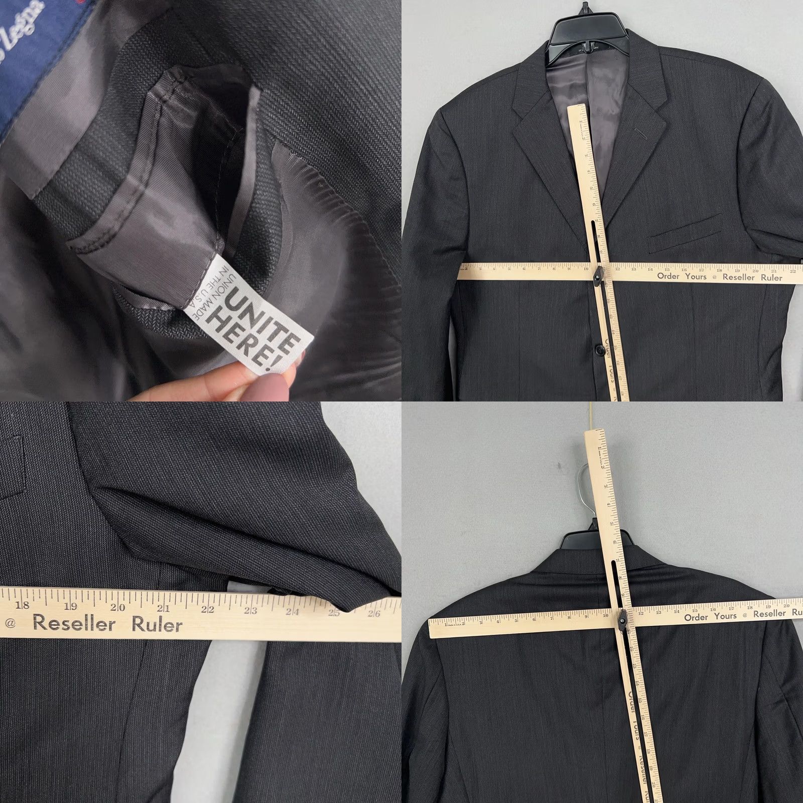 Ermenegildo Zegna Ermenegildo Zegna Jacket Mens 44 Gray Blazer 44R Wool Silk Saks Fifth Avenue USA Made Size 44R - 9 Thumbnail