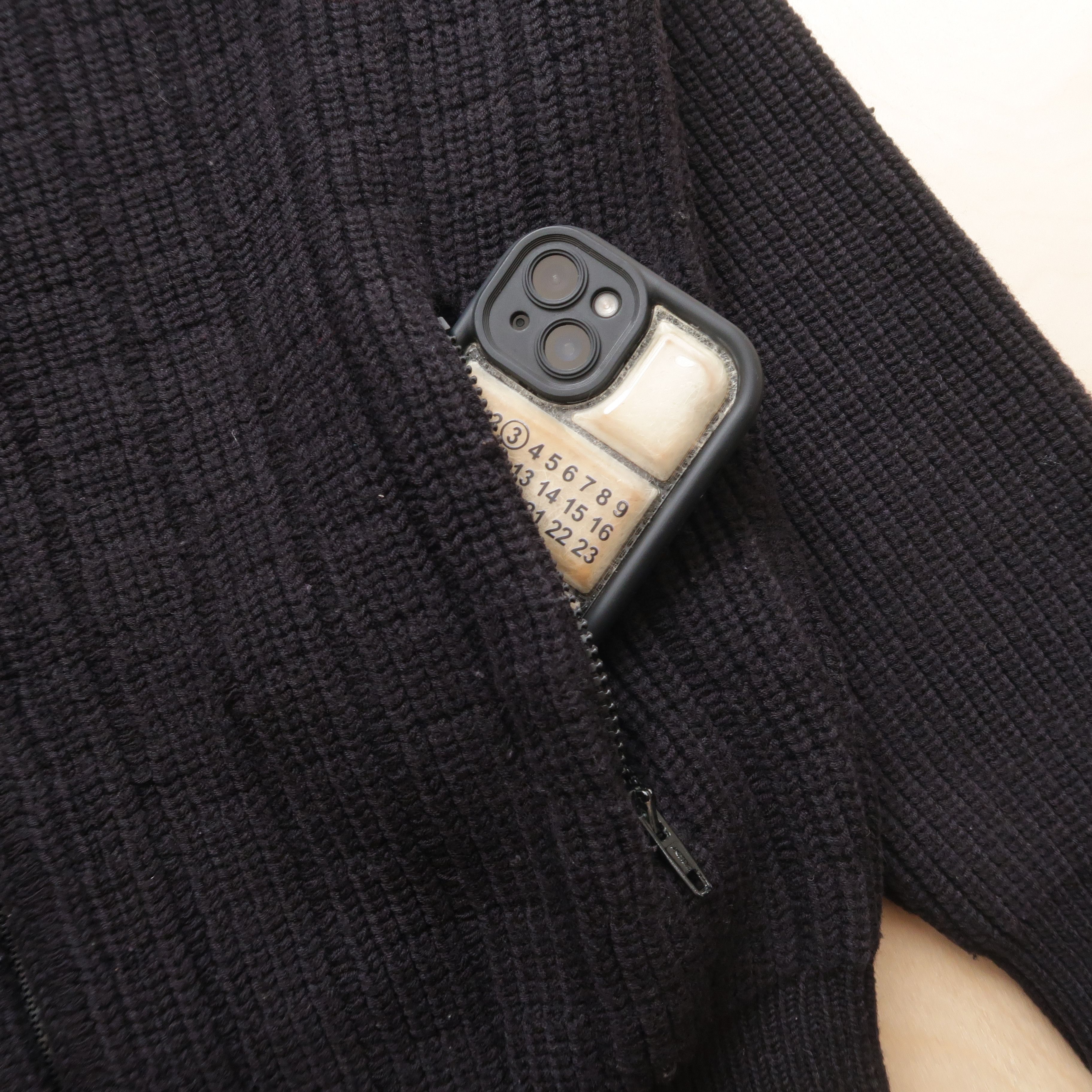 Ermenegildo Zegna × The Elder Statesman Ermenegildo Zegna Yachting Cable Square Knit Fuzzy Jacket Size US M / EU 48-50 / 2 - 9 Thumbnail
