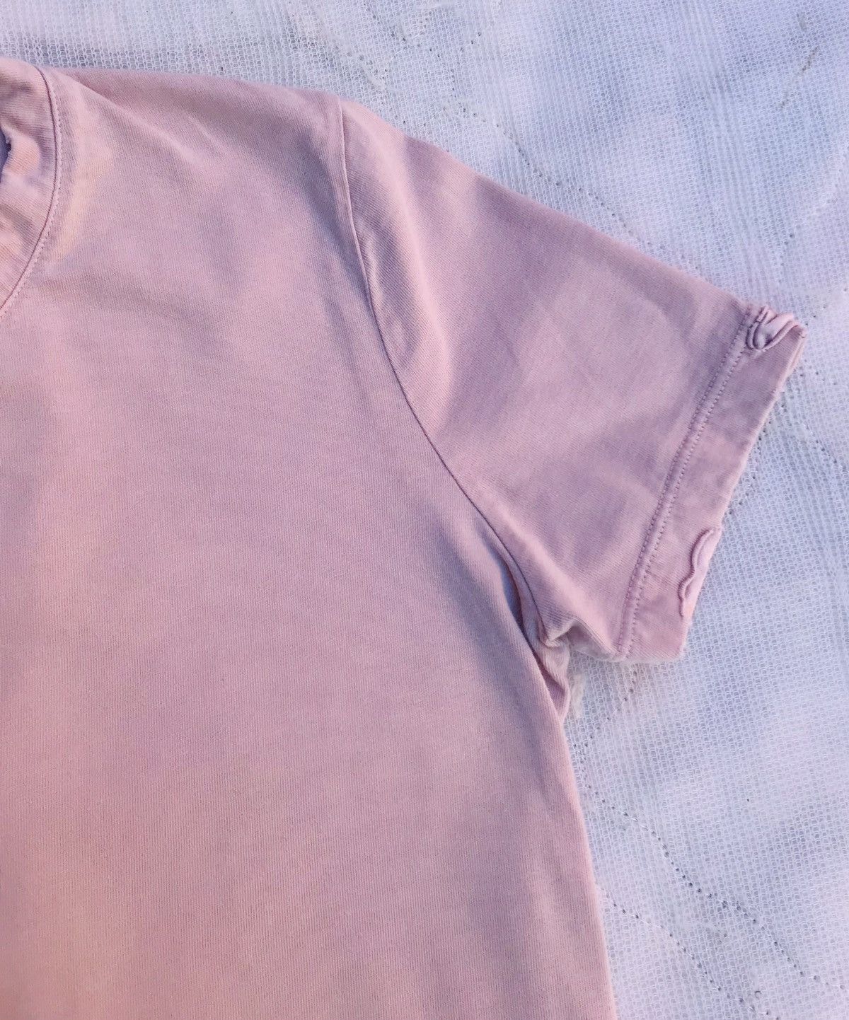 Prada Vintage Womens PRADA torn T-SHIRT Tees Red Tab Y2K Pink Size L / US 10 / IT 46 - 4 Thumbnail