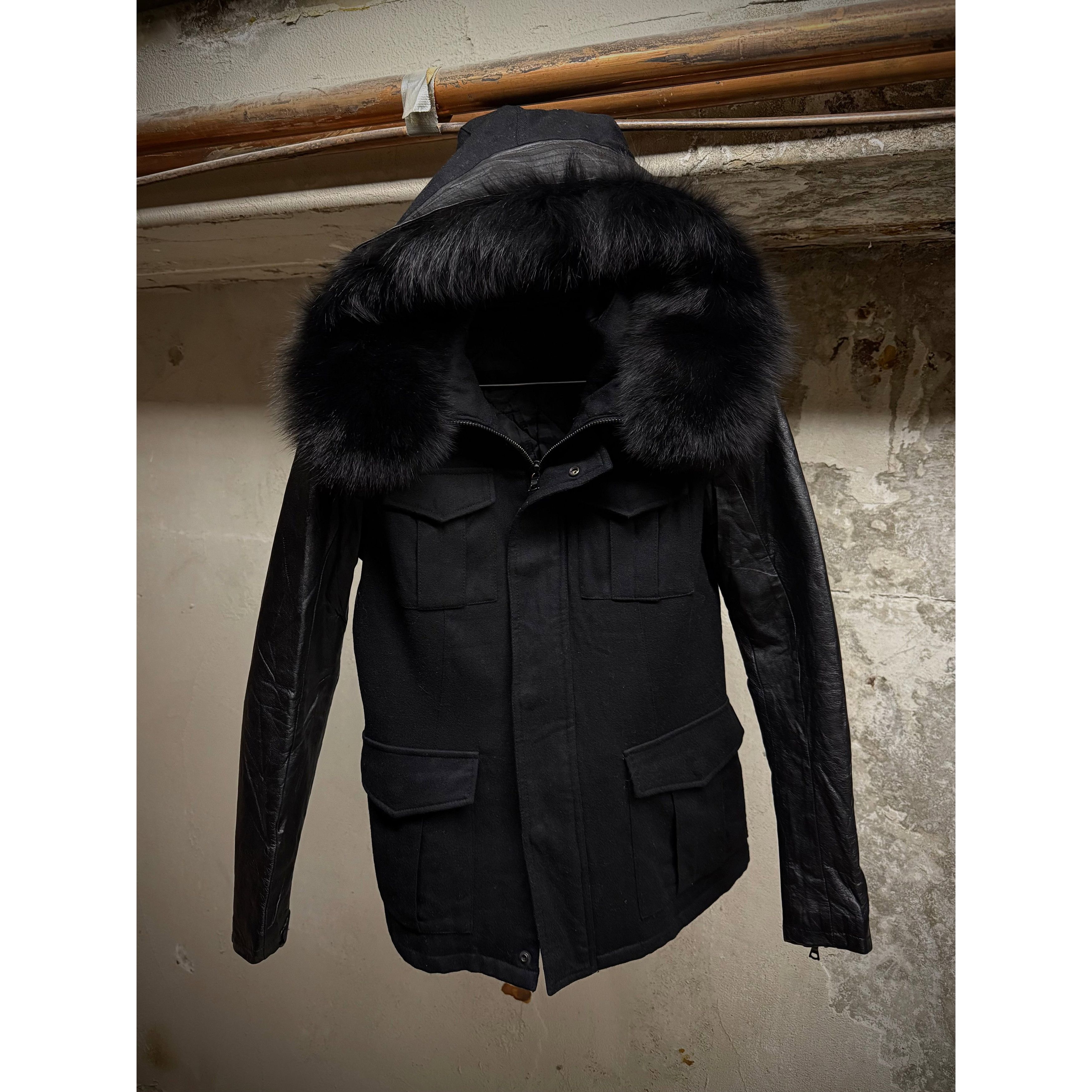 Isamu Katayama Backlash ballet by Katayama BACKLASH Fox Hooded Cow Leather Jacket Size US XXS / EU 40 - 1 Thumbnail