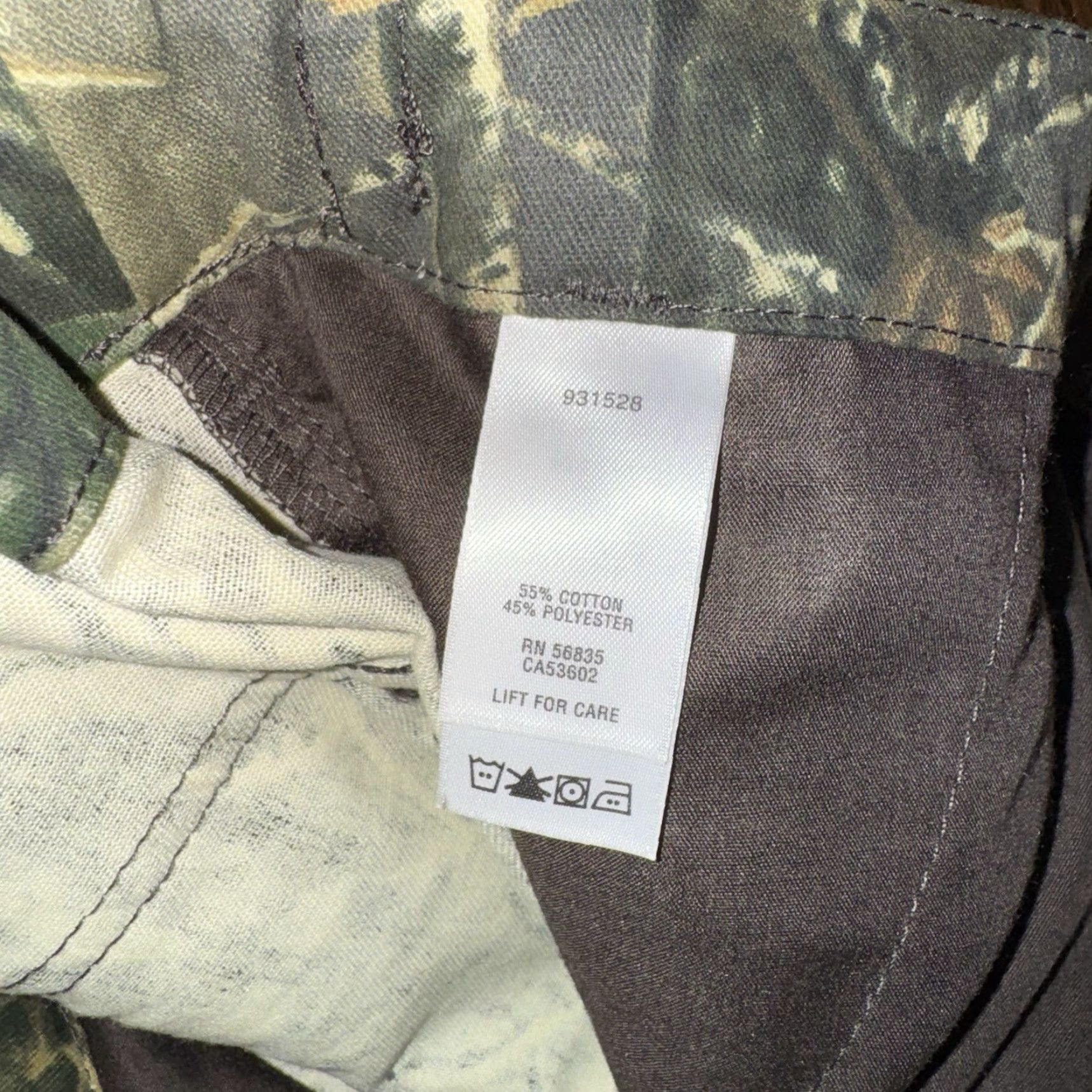 Vintage VINTAGE Cabela's Pants Mens 46x33 Camouflage Hunting Cargo Seclusion 3D Camo Adjustable Size US 30 / EU 46 - 5 Thumbnail