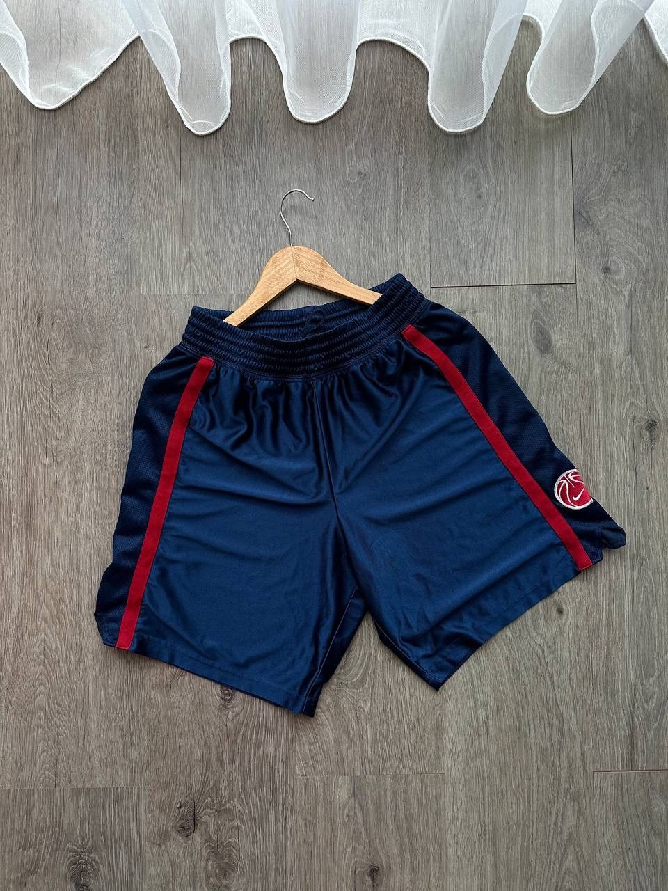 Nike × Nike ACG × Vintage Vintage Nike Basketball Blue Shorts Big Logo Size US 32 / EU 48 - 4 Thumbnail