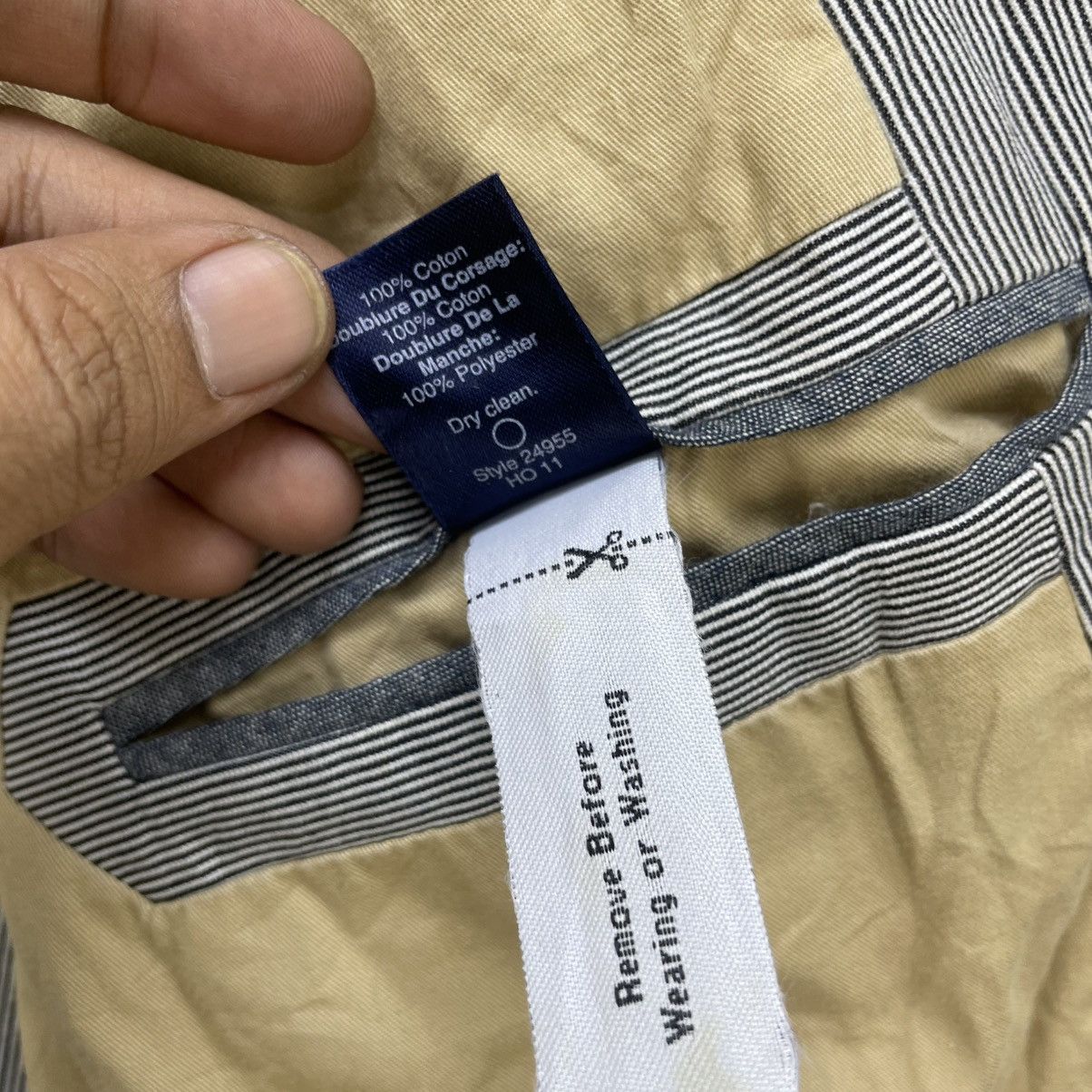 J.Crew 💥Vintage J Crew Stripe Jacket Size US M / EU 48-50 / 2 - 6 Thumbnail