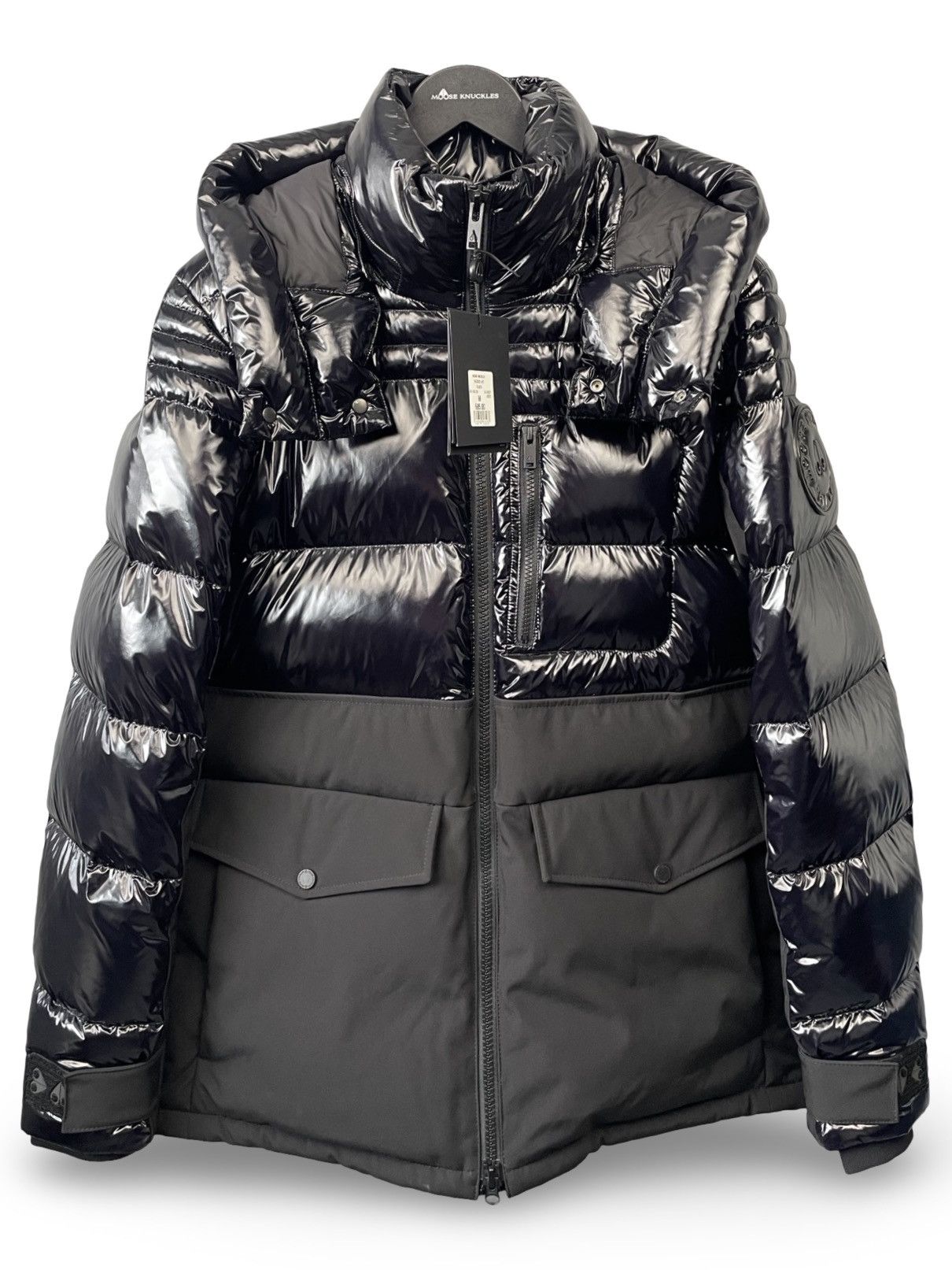 image of Moose Knuckles Dugald 2.0 in Black, Men's (Size Medium)