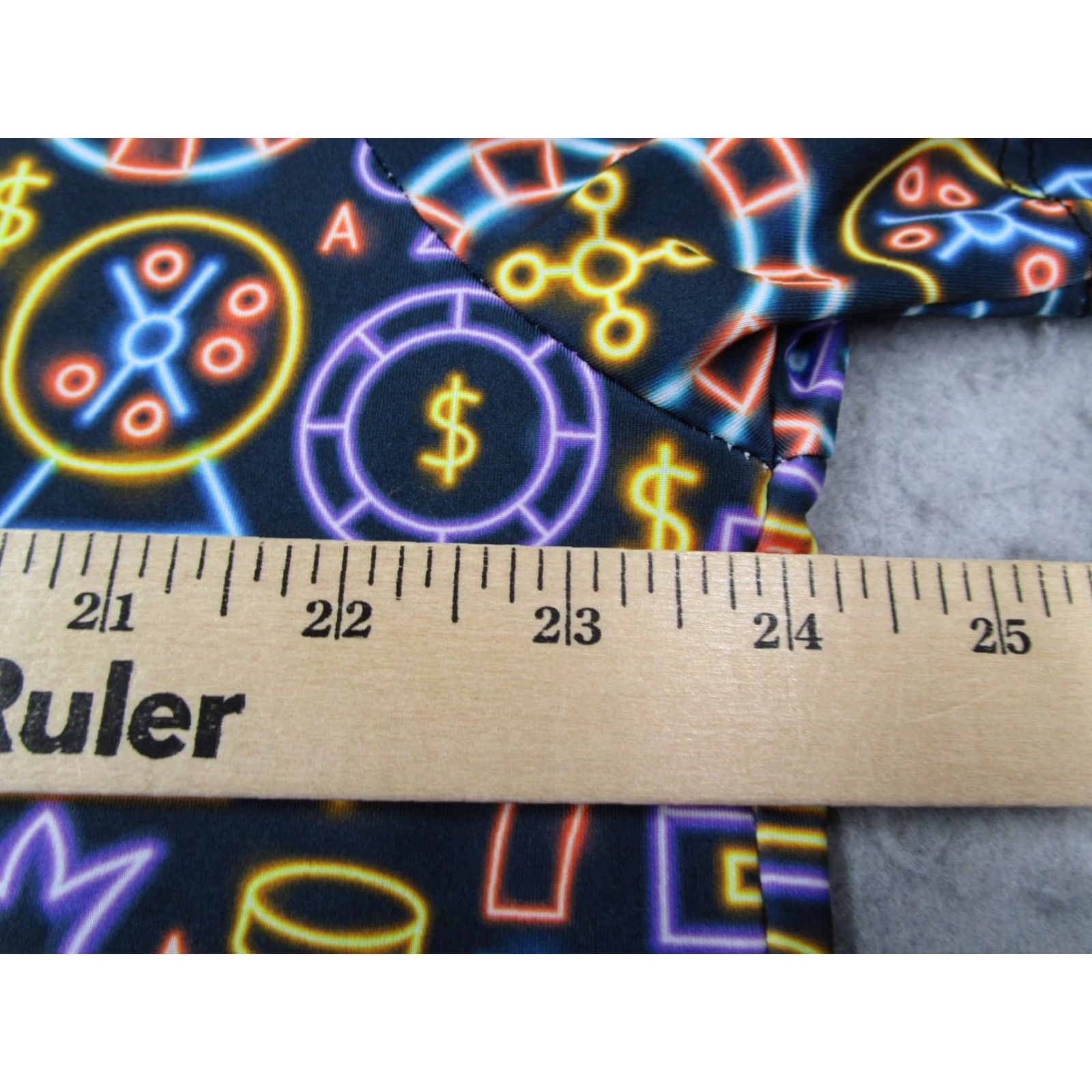 Vintage Sunday Swagger Polo Shirt Mens XL Black AOP Neon Casino Gambling Golf Print Polo Shirt Mens XL Black AOP Neon Casino Gambling Golf Print Size US XL / EU 56 / 4 - 6 Thumbnail