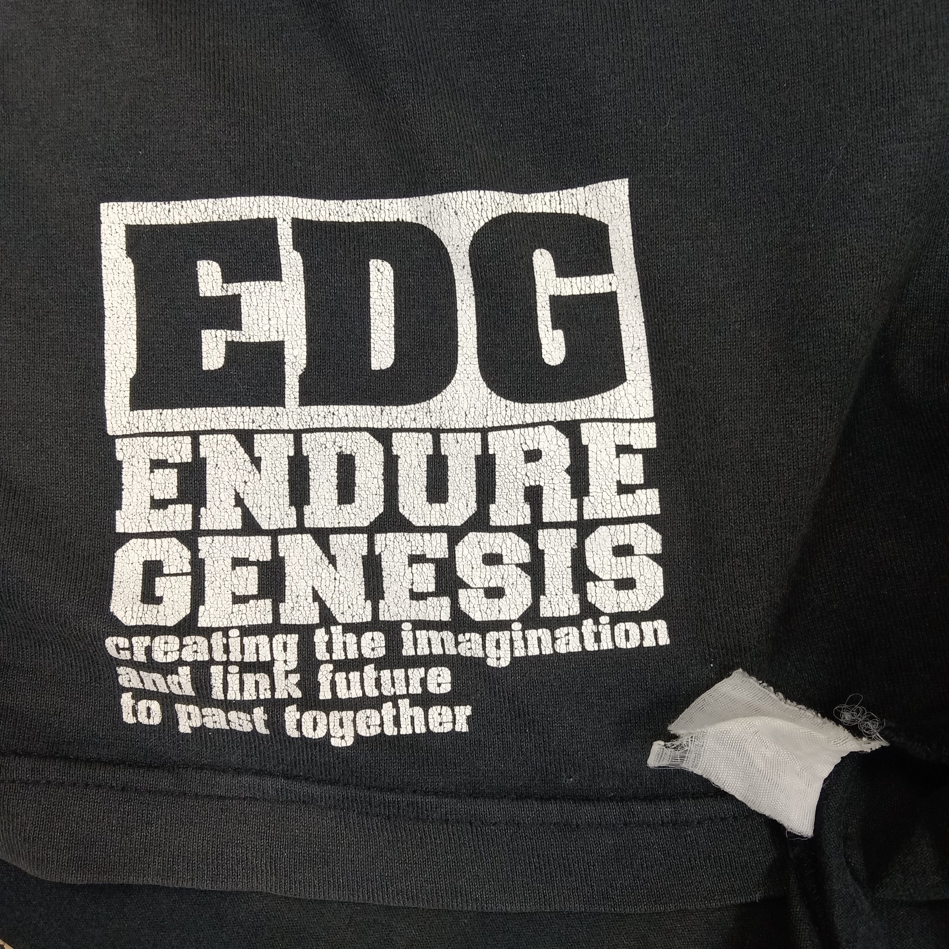 Vintage Endure Genesis American Graffiti Art Y2K Tshirt Size US XL / EU 56 / 4 - 9 Thumbnail