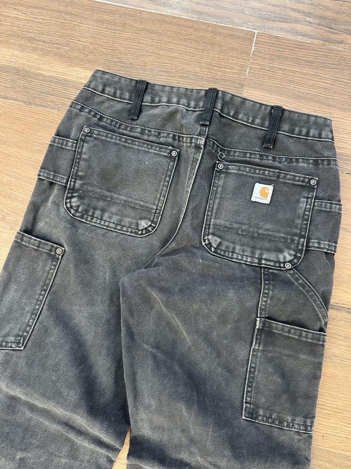 Carhartt Carhartt BLK Double Knee Heavy fade 🖤 Size US 31 - 9 Thumbnail