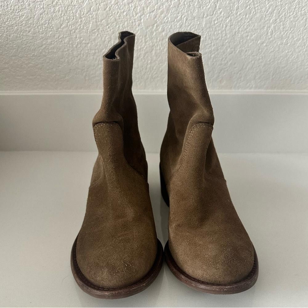 Tory Burch Tory Burch Siena Brown Suede Leather Ankle Boots 7 Size US 7 / IT 37 - 5 Thumbnail
