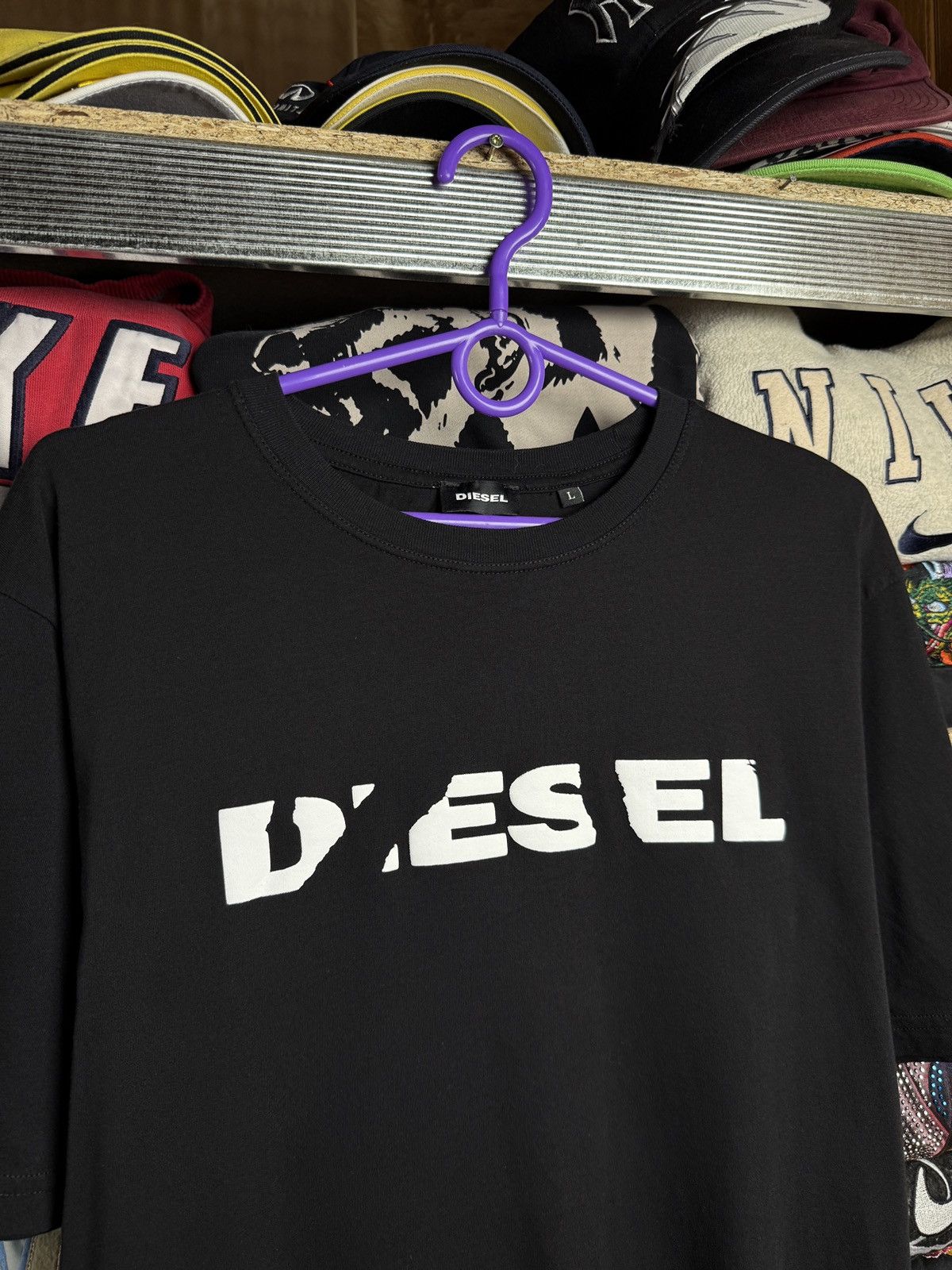 Diesel Diesel Tee Tshirt Big Logo Dripping Streetwear y2k Size US L / EU 52-54 / 3 - 3 Thumbnail