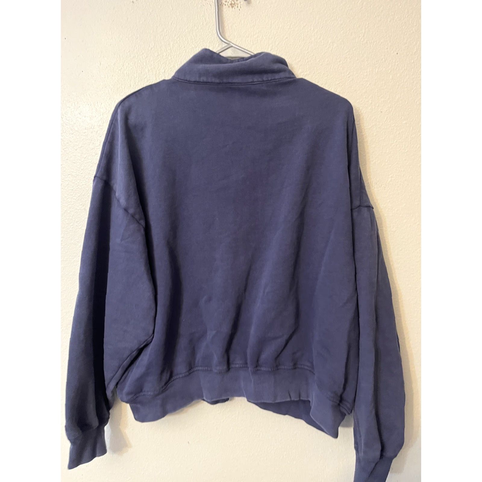 Vintage PINK Victoria's Secret Full Zip Fleece Sweatshirt Blue Mock Neck Women's Size L Size L / US 10 / IT 46 - 2 Thumbnail