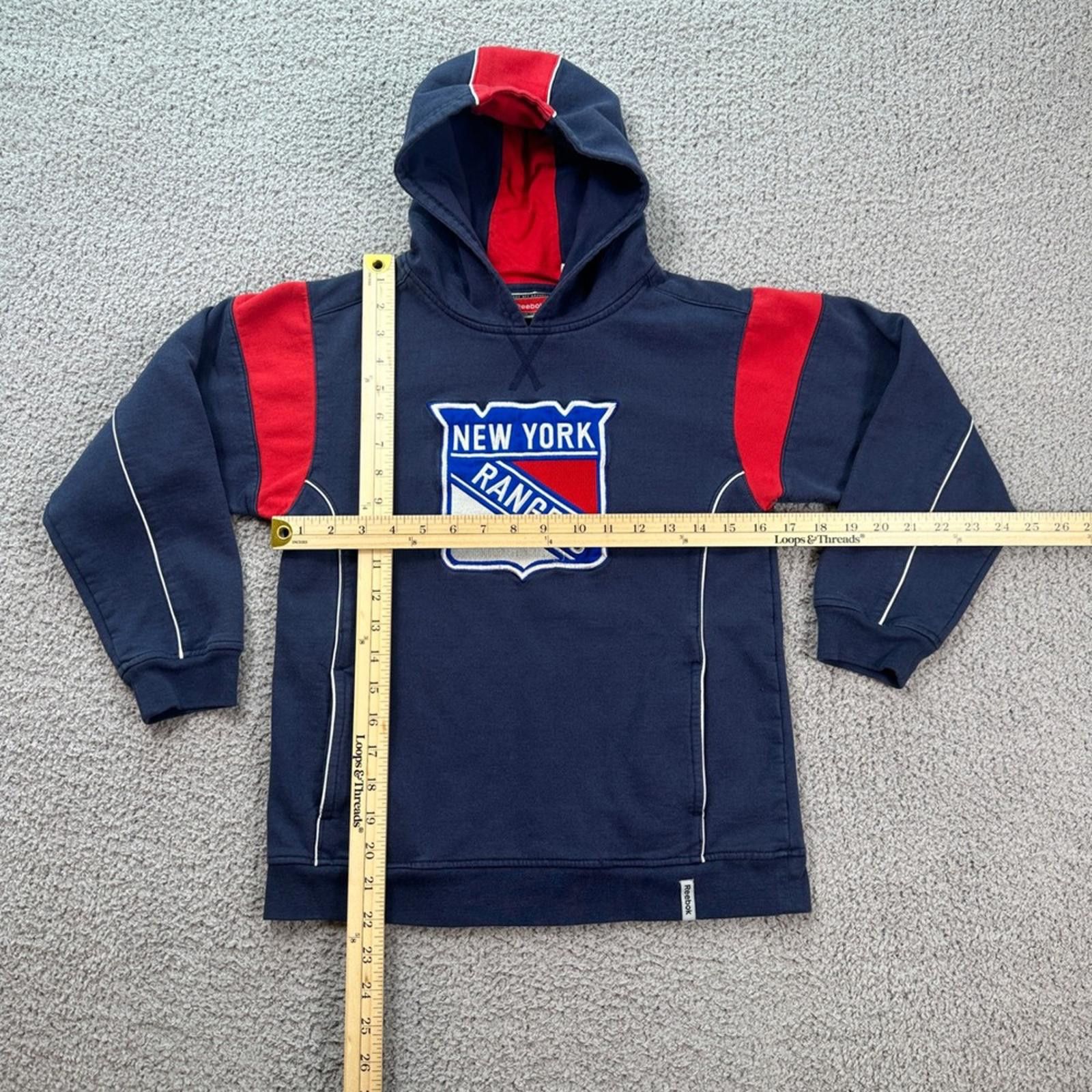 Reebok Reebok New York Rangers Hoodie Sweatshirt Youth M 10/12 Logo Size US M / EU 48-50 / 2 - 3 Thumbnail