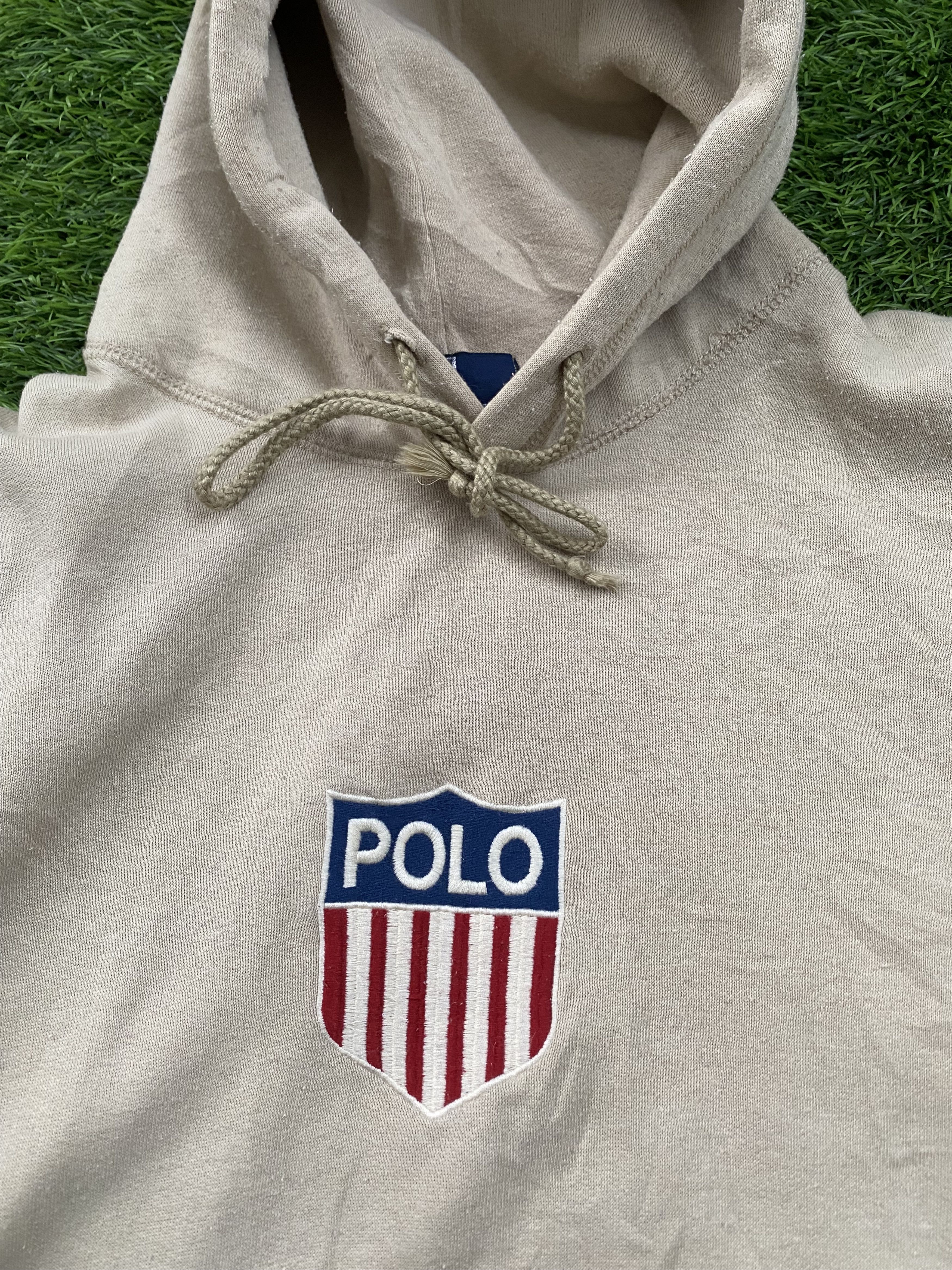 K-Swiss × Polo Ralph Lauren Vintage 90s Polo K SWISS By Ralph Lauren Centre Hoodie Size US S / EU 44-46 / 1 - 2 Thumbnail
