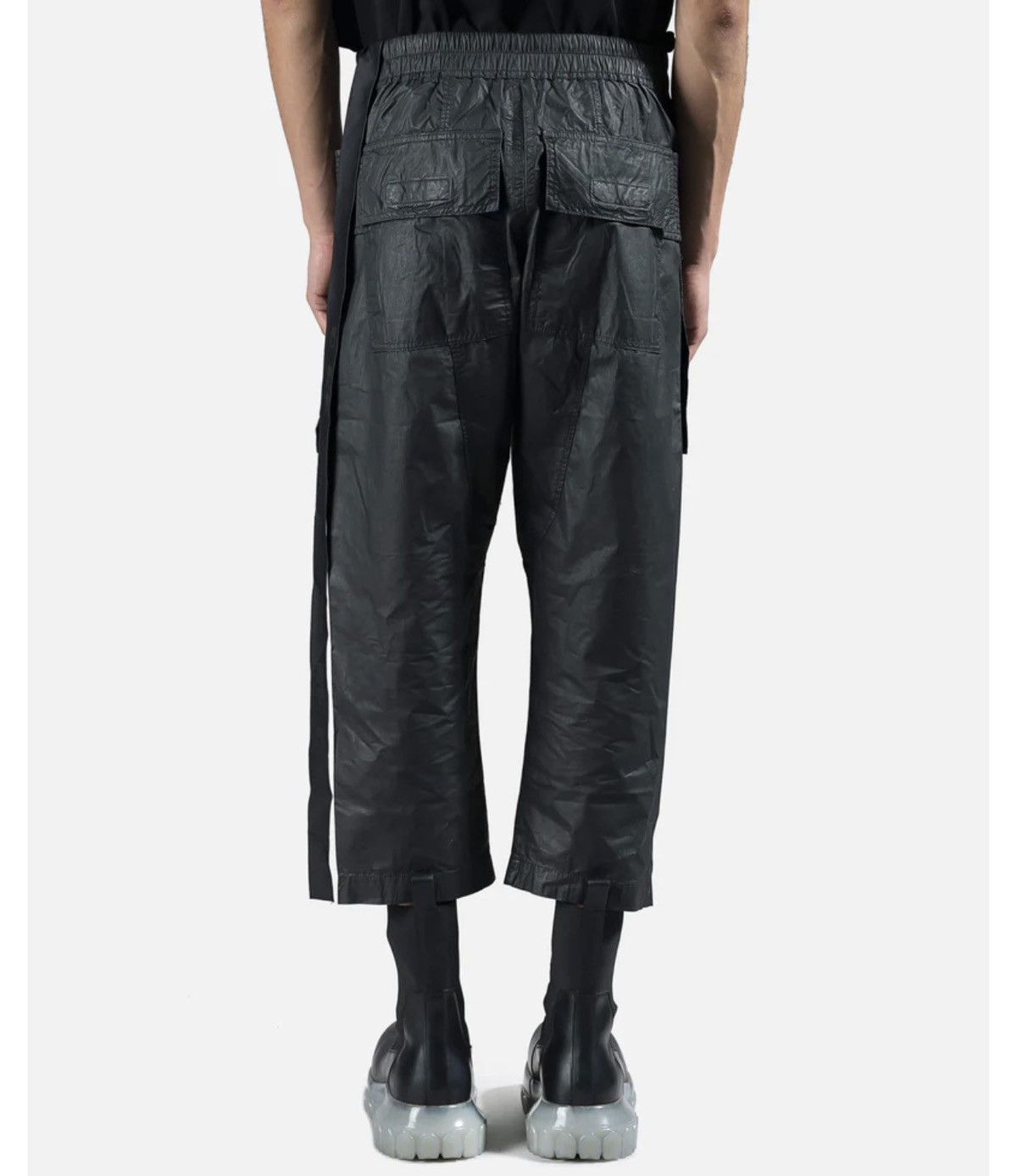 Rick Owens Drkshdw 🔥Rick Owens DRKSHDW Poplin Creatch Wax Cargo Cropped Pants Size US 32 / EU 48 - 20 Thumbnail