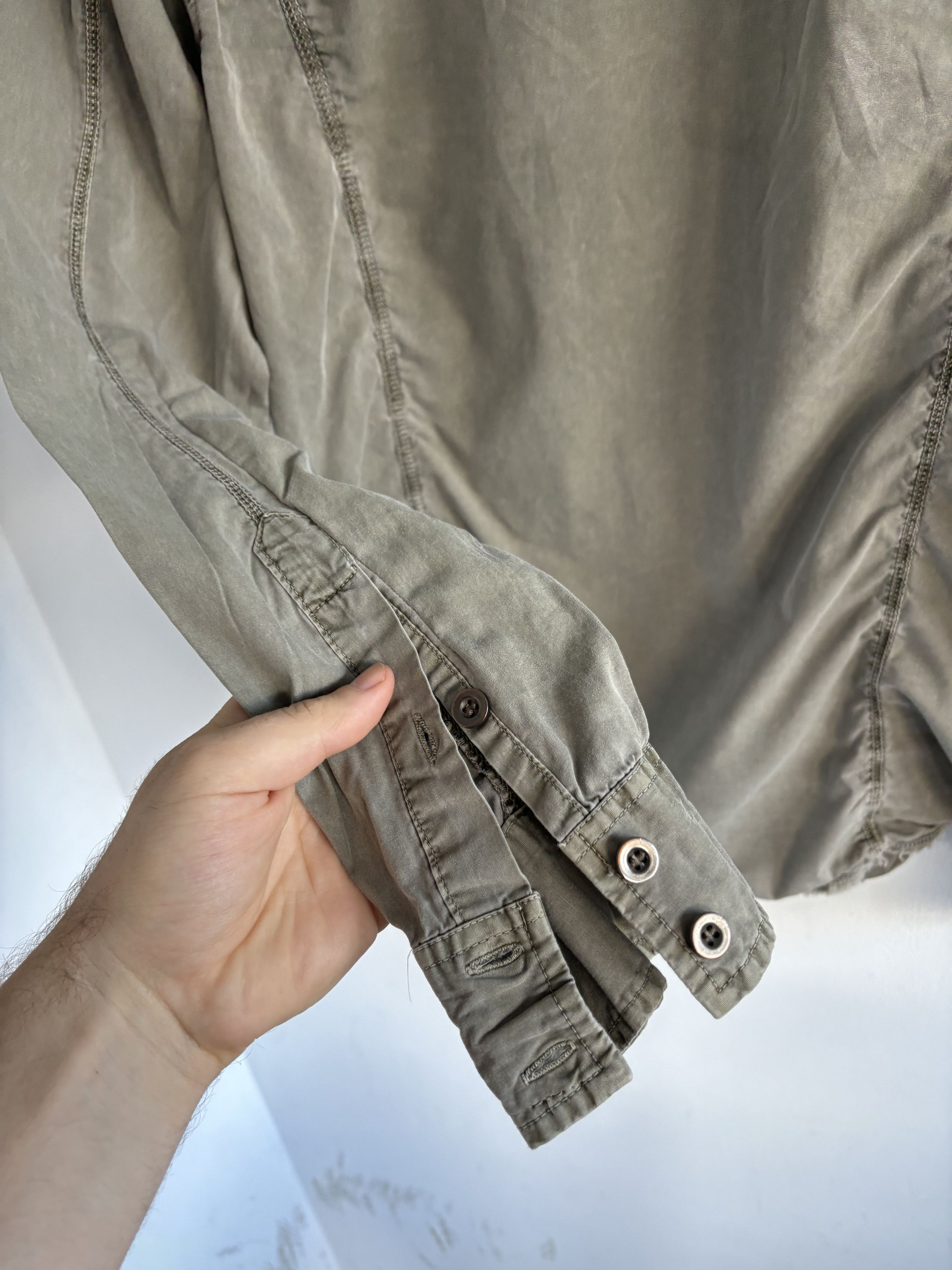 Japanese Brand Vintage Y2K Japanese Y+Y Military Cargo Khaki Shirt Size US S / EU 44-46 / 1 - 9 Thumbnail