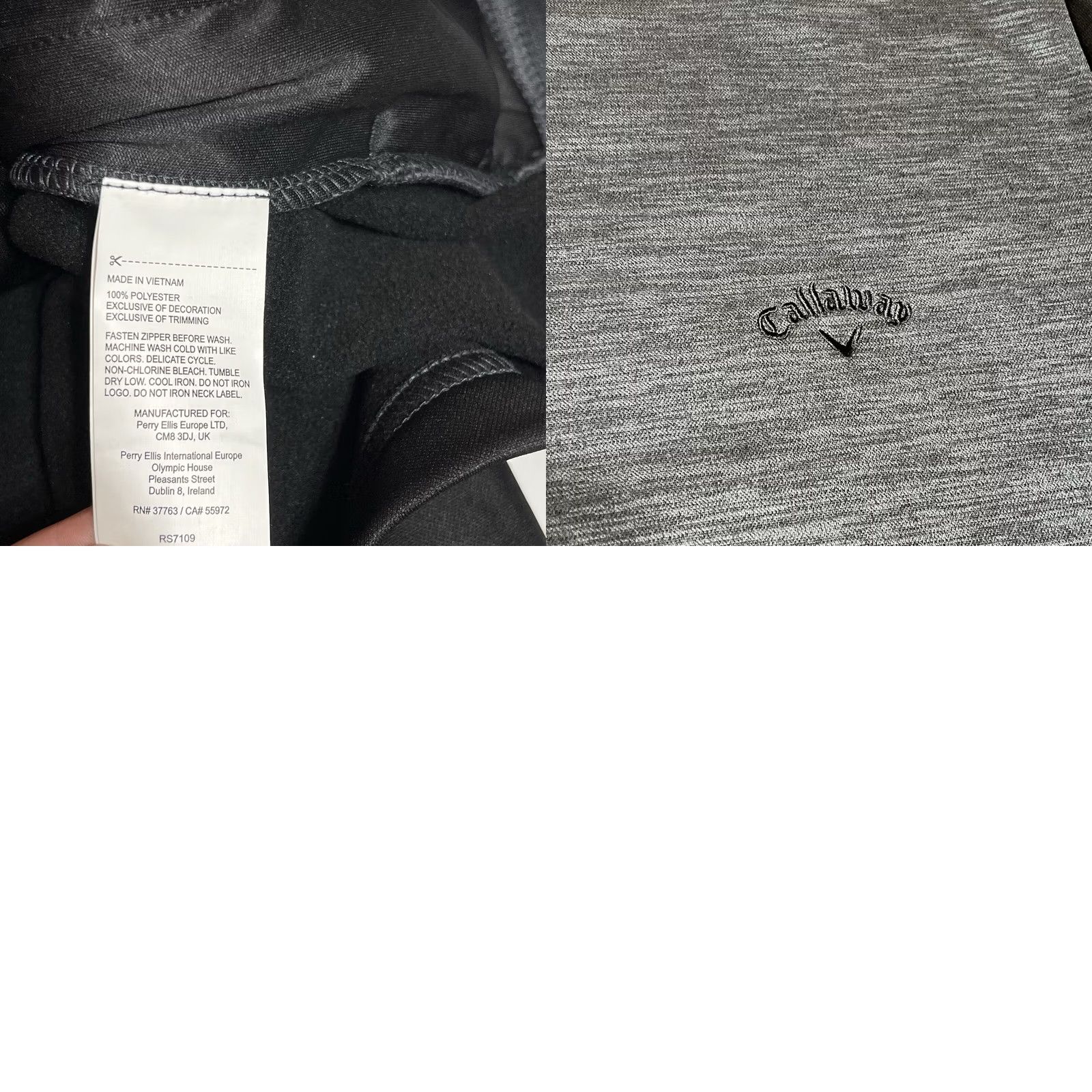 Callaway Callaway Mens XL 1/4 Zip Pullover Sweatshirt Gray Size US XL / EU 56 / 4 - 8 Thumbnail