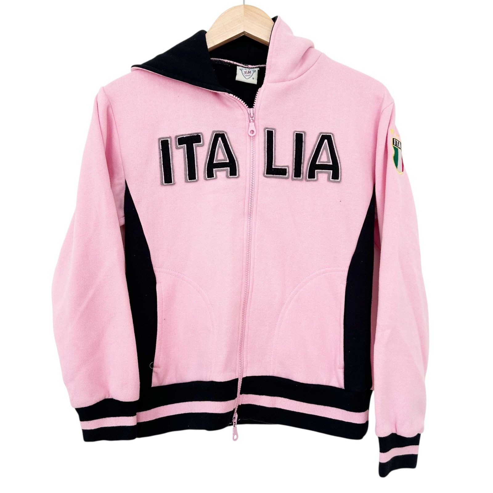 Other FM Italy Pink Italia Full, Zip Hoodie Sz S Size S / US 4 / IT 40 - 1 Thumbnail