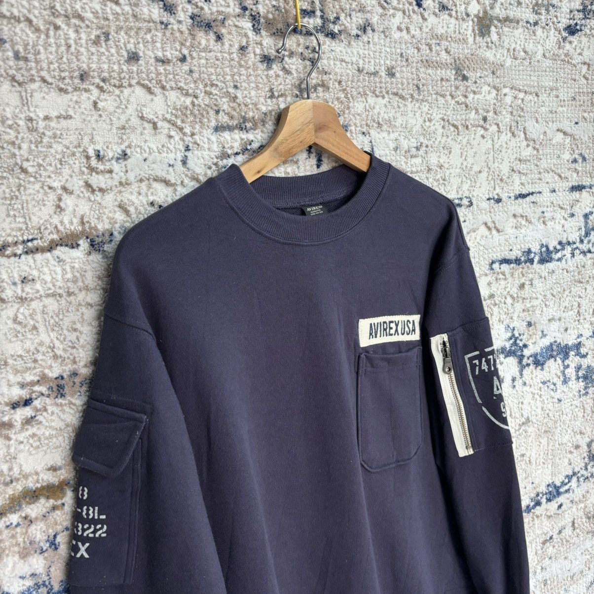 Avirex AVIREX CREWNECK SWEATSHIRT MILITARY STYLE Size US M / EU 48-50 / 2 - 9 Thumbnail