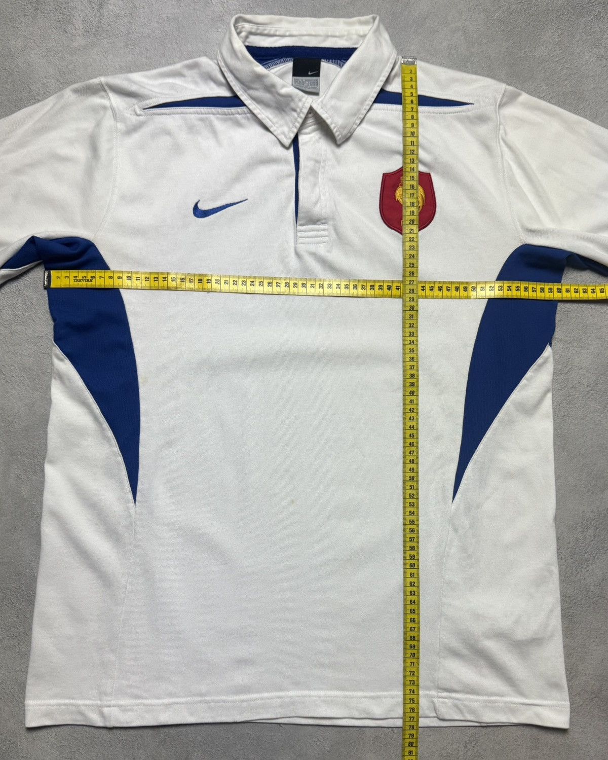 Nike France 2003 2005 Away Rugby Shirt Jersey Long Sleeve Nike Size US XL / EU 56 / 4 - 18 Thumbnail