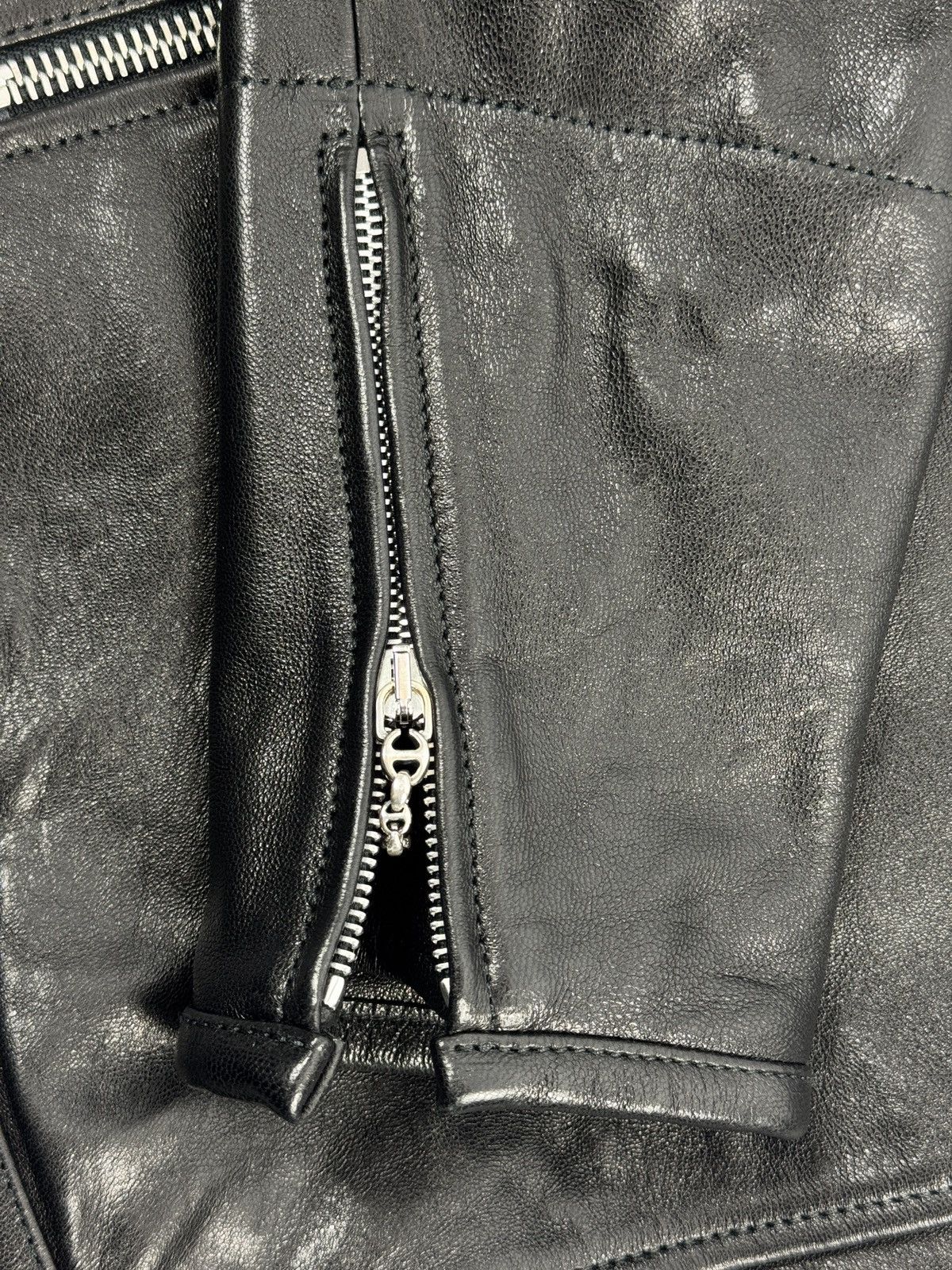424 × Hoorsenbuhs RACE LEATHER JACKET Size US M / EU 48-50 / 2 - 4 Thumbnail