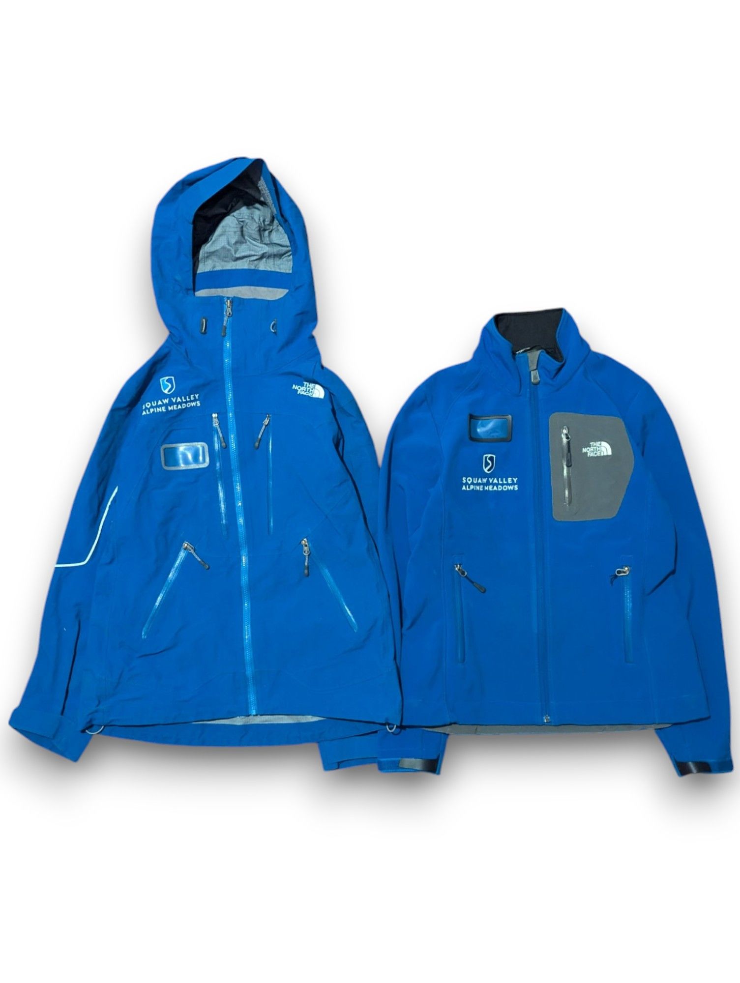 The North Face GoreTex Pro Recco Ski Jacket Raincoat Blue