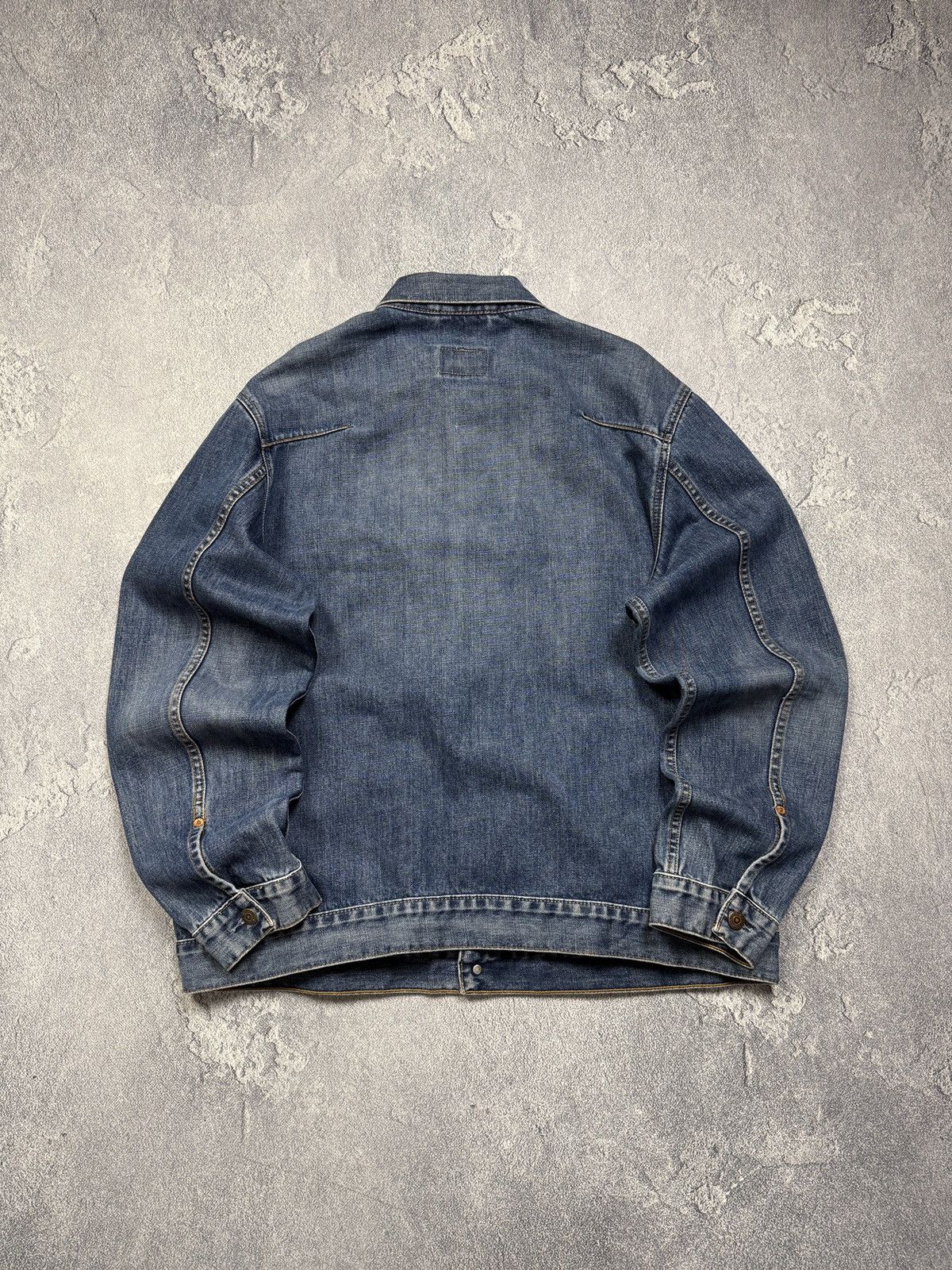 Levi's 90s Vintage Denim Retro Track Double Pocket Jacket Size US XL / EU 56 / 4 - 2 Thumbnail