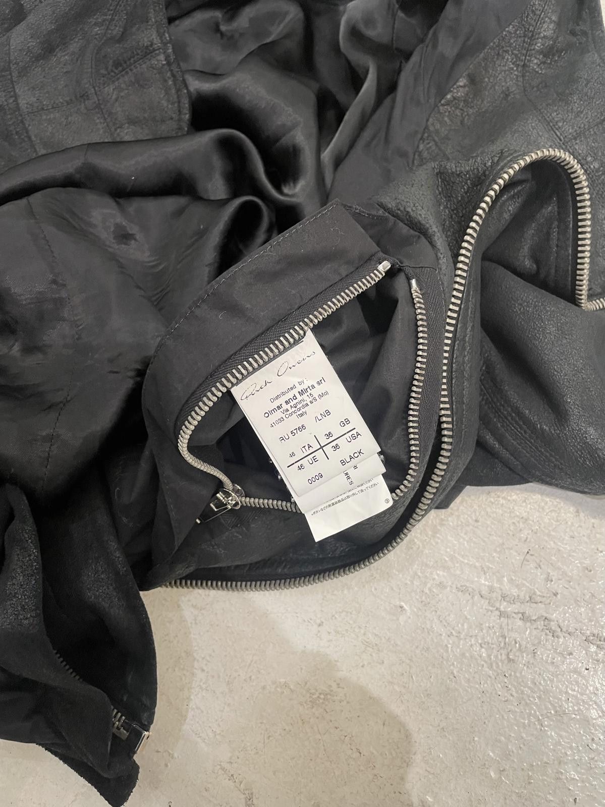 Rick Owens Rick Owen’s blistered leather black scuba jacket Size US XS / EU 42 / 0 - 3 Thumbnail