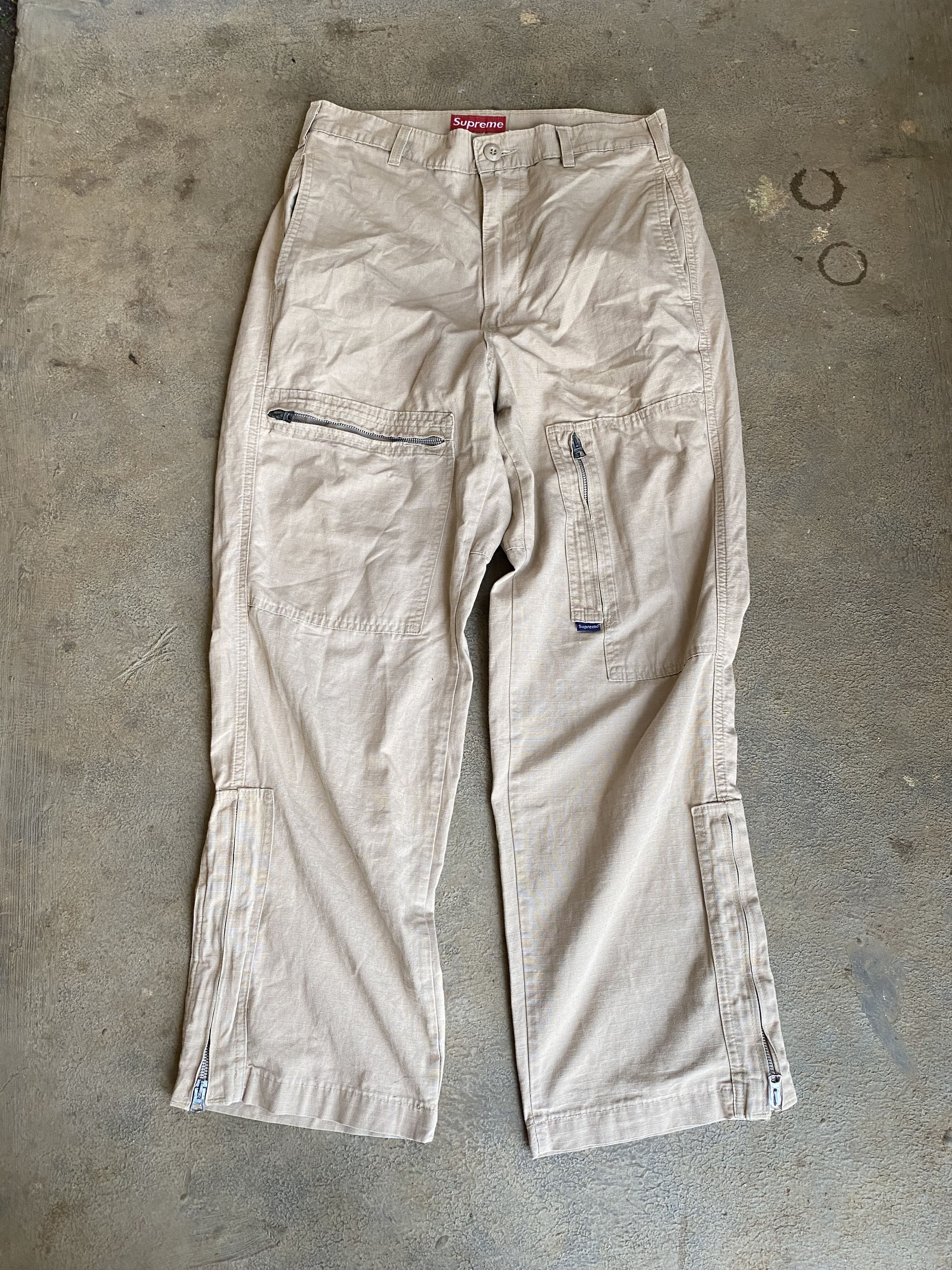 Supreme Supreme Zebra Double Knee Painter Pants | Grailed
