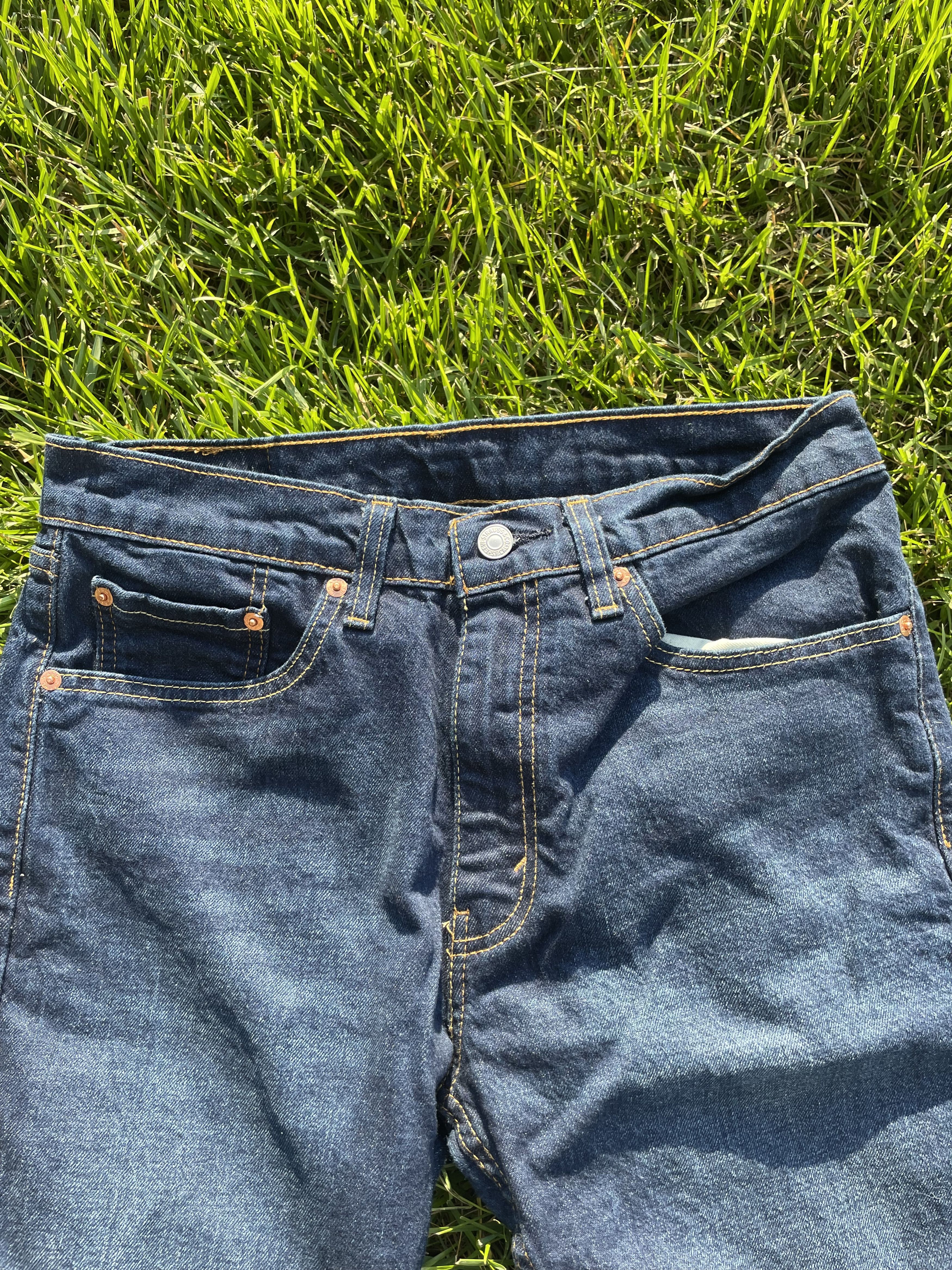 Levi's Levi's 505 Navy Denim Size US 32 / EU 48 - 3 Thumbnail