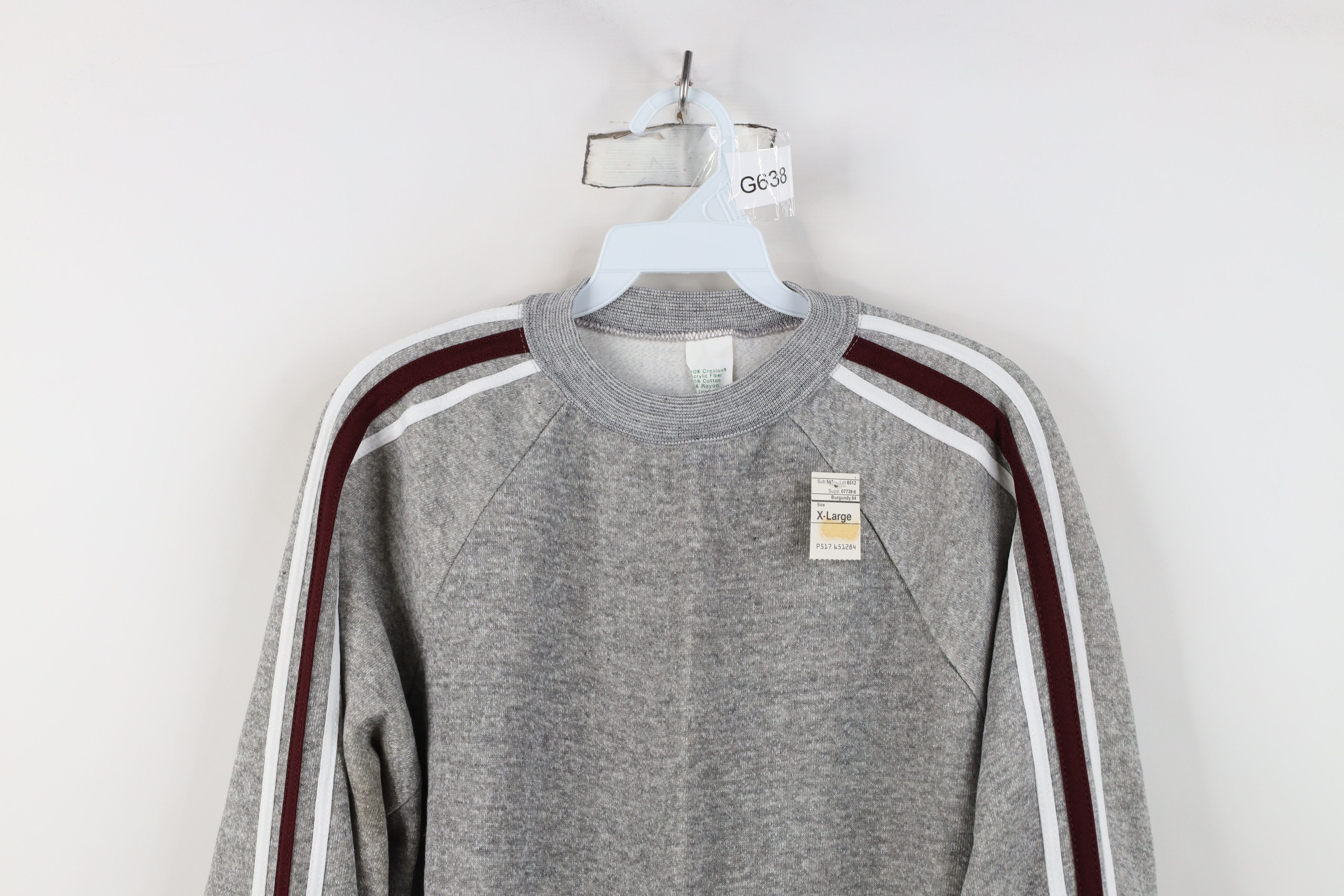 Vintage Deadstock Vintage 60s 70s Streetwear Triblend Sweatshirt USA Size US XL / EU 56 / 4 - 2 Thumbnail