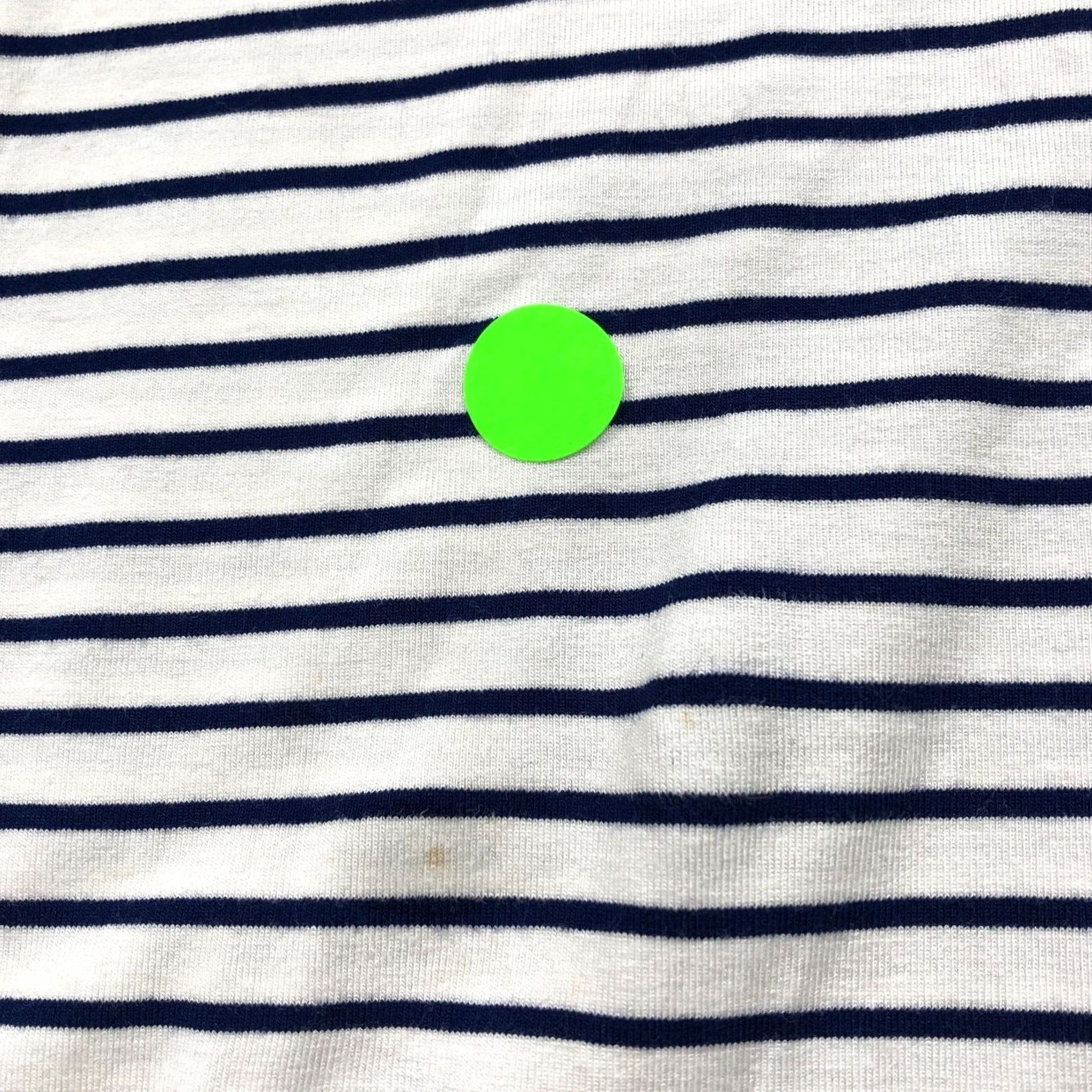 Vintage Chico's 0 Petite Women's Midi Shirt Dress Blue Striped Short Sleeve Pullover Round Neck Casual Dress Women XS- Petite 0P Women Size XS / US 0-2 / IT 36-38 - 3 Thumbnail