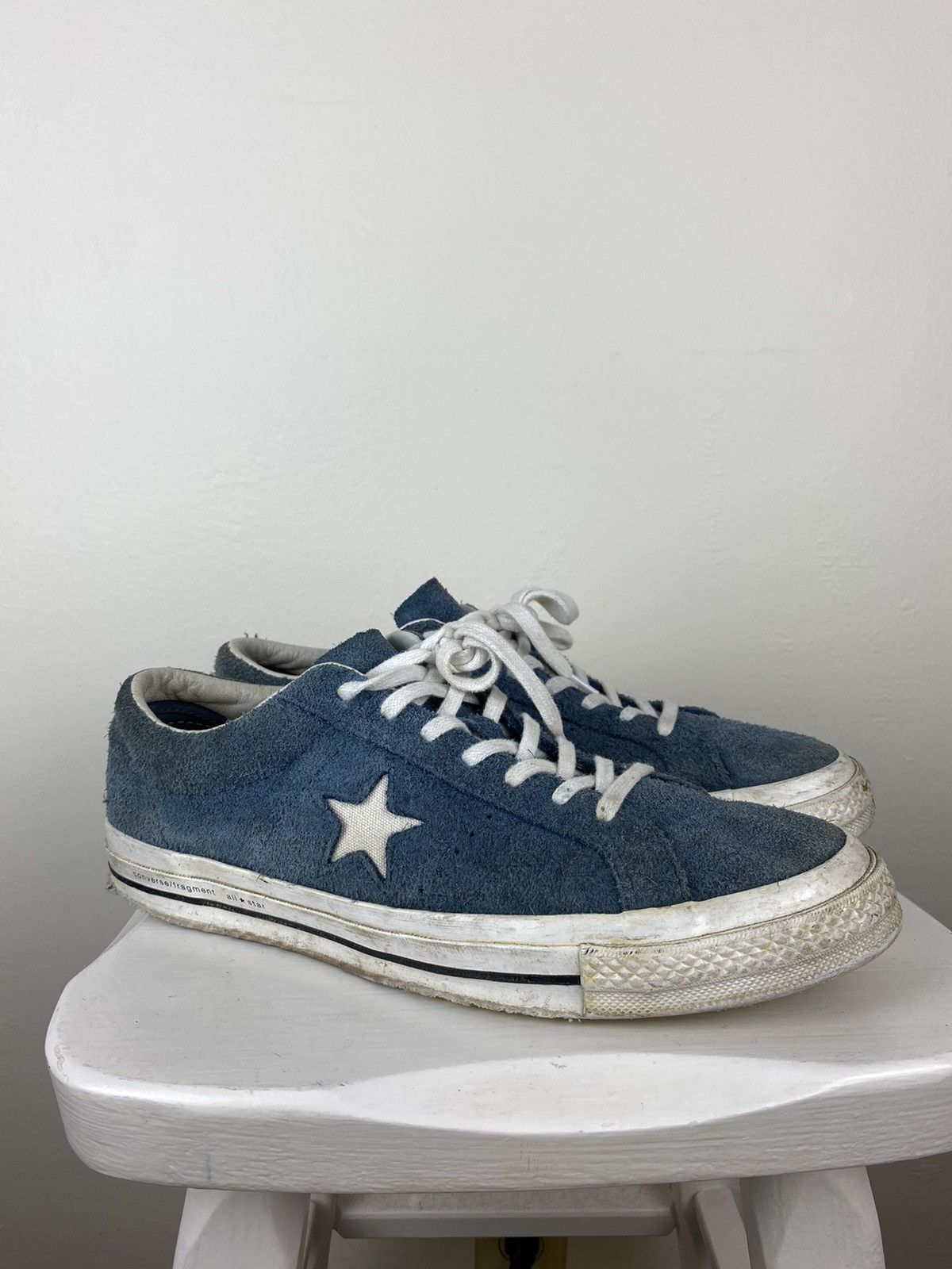 Converse Fragment Design x One Star 74 “Fragments” Converse Rare Size US 10.5 / EU 43-44 - 3 Thumbnail