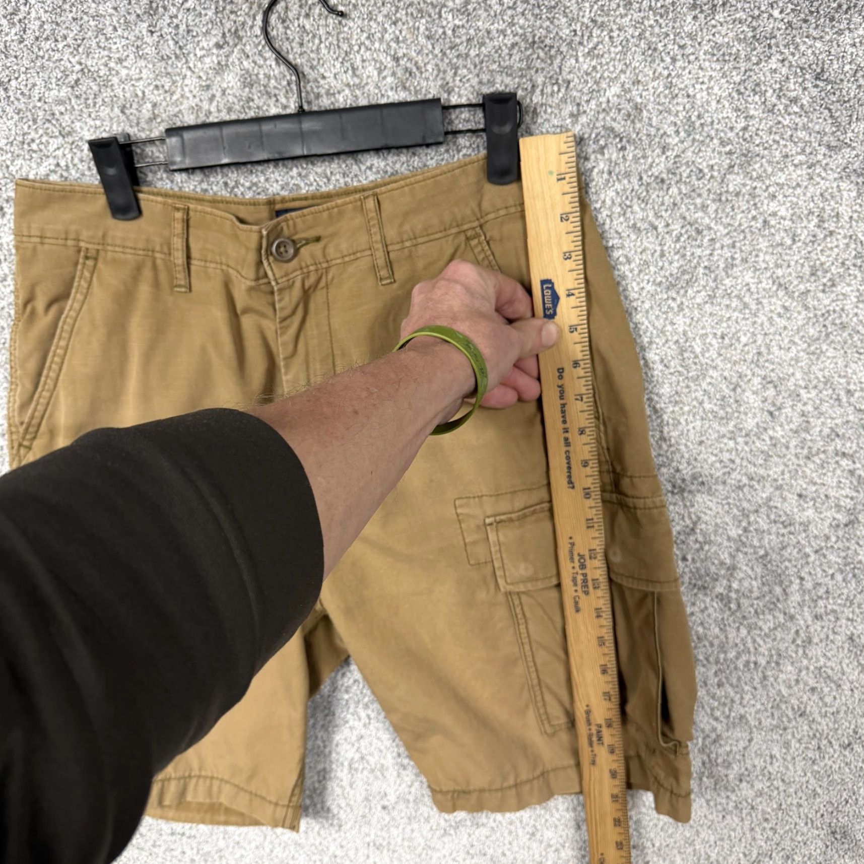 Levi's Levi's Cargo Shorts 30 Tan Cotton Canvas Cargo Pockets Hiking Outdoor Mens Regular Inseam 8in Beige Utility Streetwear Size US 30 / EU 46 - 3 Thumbnail