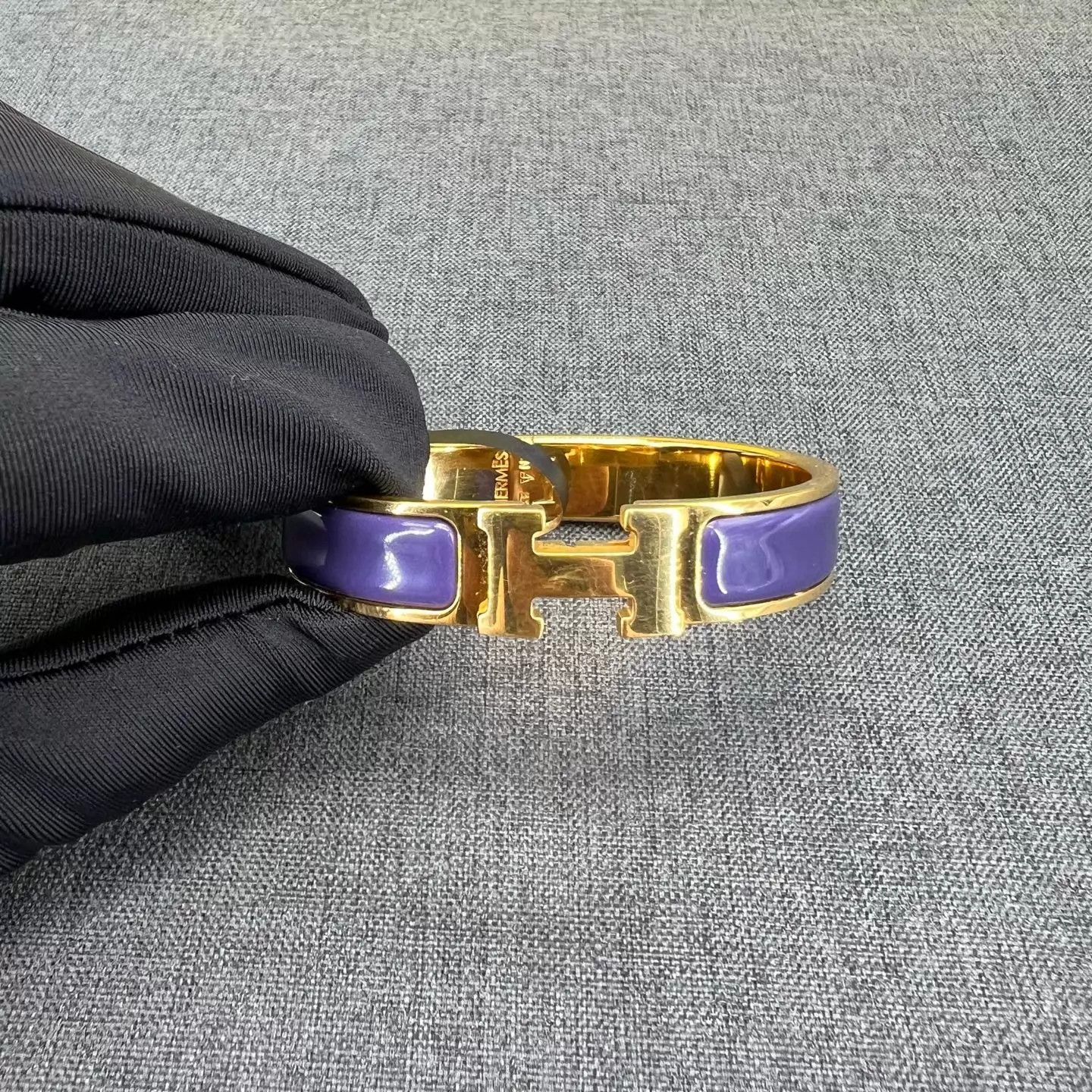 Hermes Hermès Violet Gold Bracelet Like New Size Size ONE SIZE - 3 Thumbnail