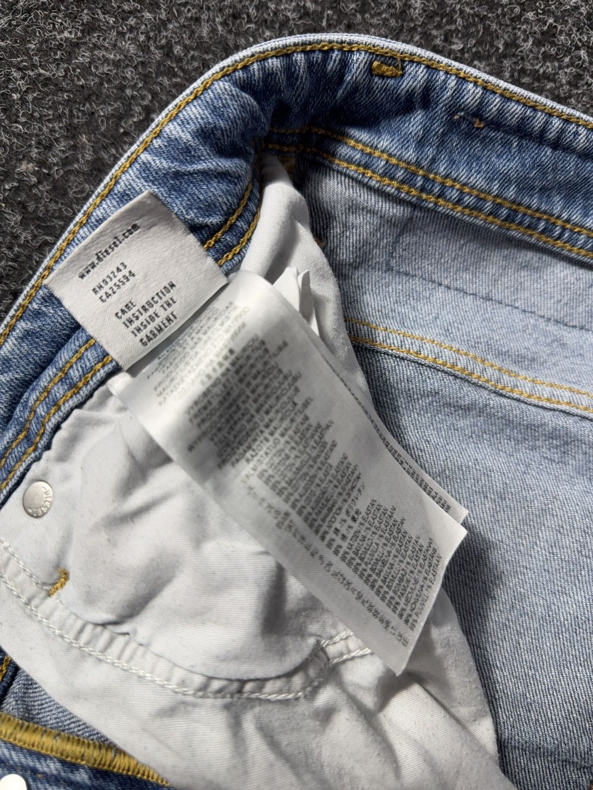 Diesel × If Six Was Nine × Vintage Vintage 90s Y2K Diesel Industry Jeans baggy pants Size US 33 - 9 Thumbnail