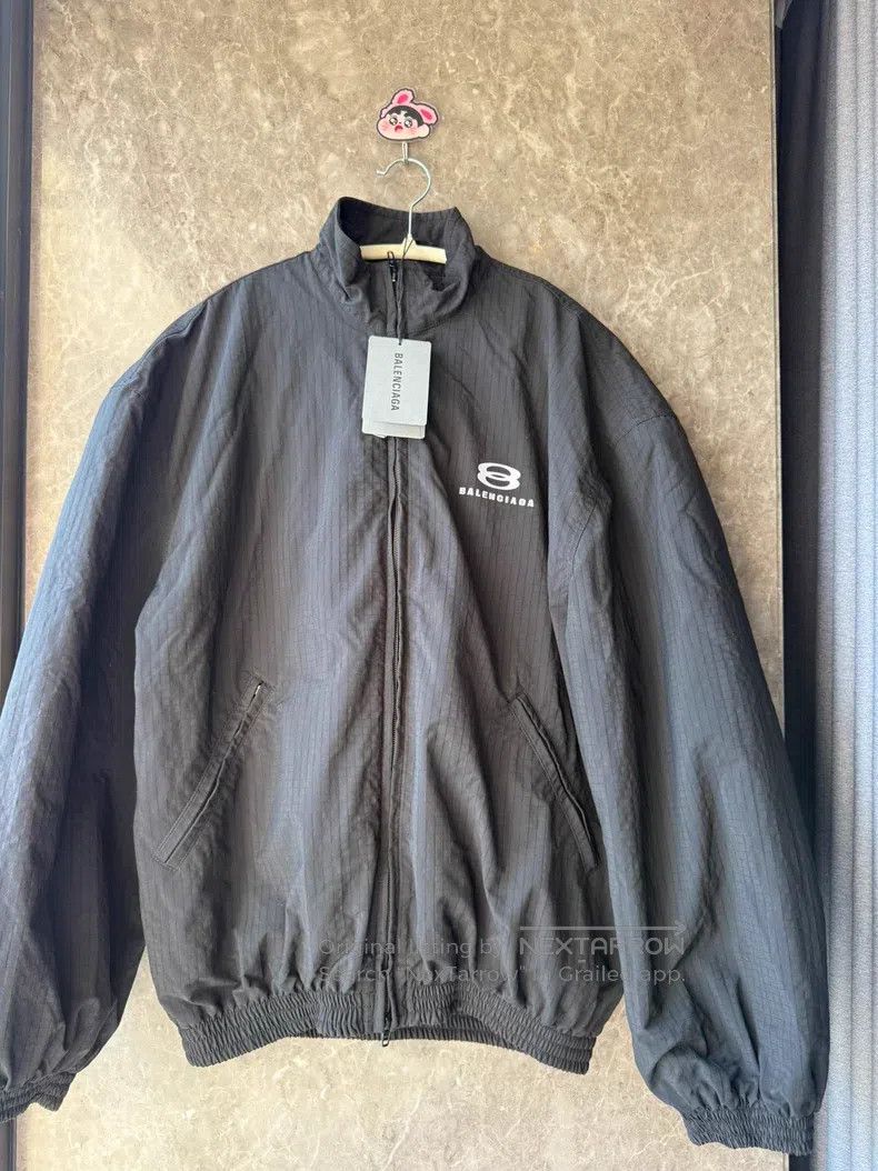 Balenciaga Balenciaga Double Ring Grid Nylon Puffer Jacket Size US S / EU 44-46 / 1 - 1 Thumbnail