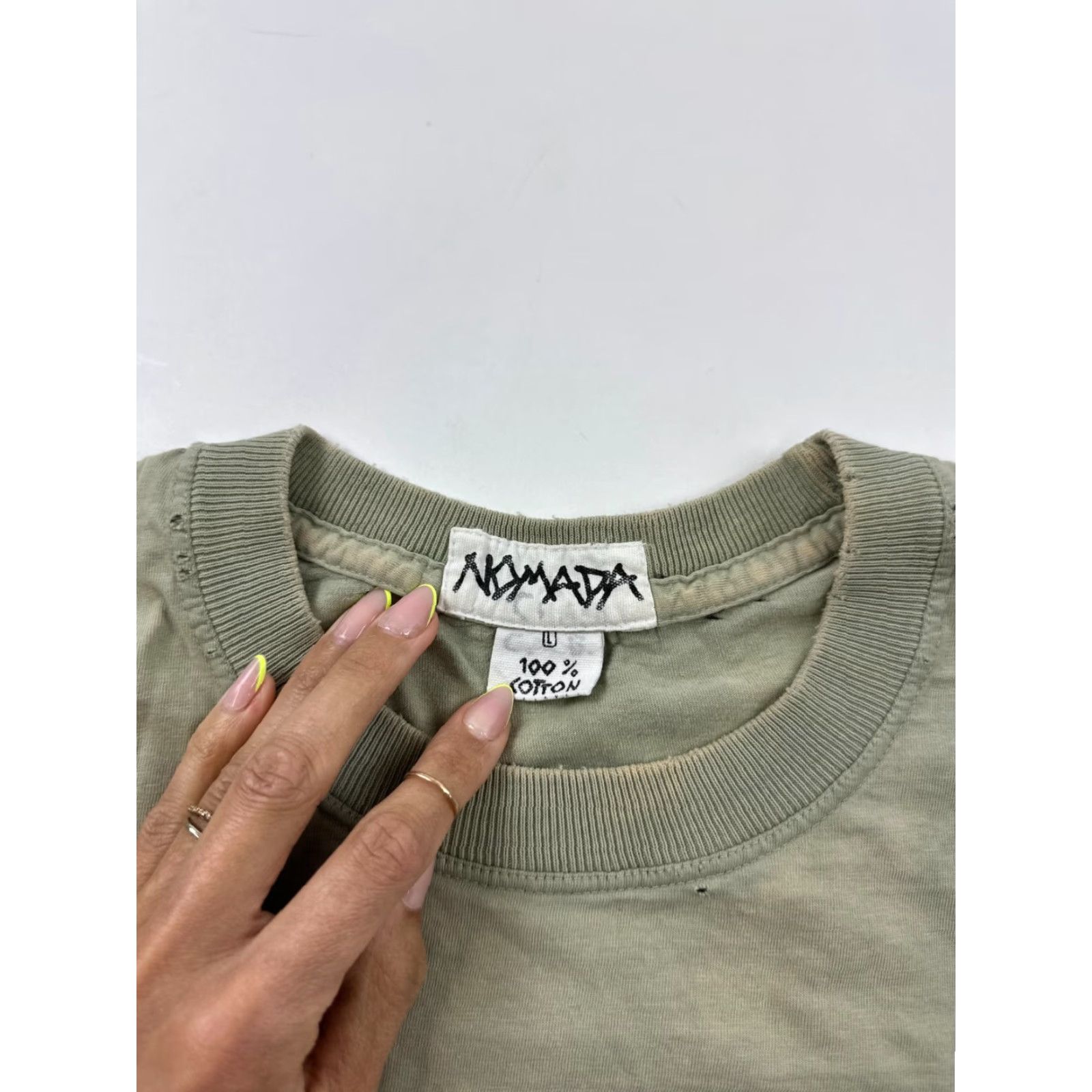 Nomad Nomada T-Shirt Mens Large Green "I Love Boobies" Outdoor Short Sleeve Tee Size US L / EU 52-54 / 3 - 7 Thumbnail