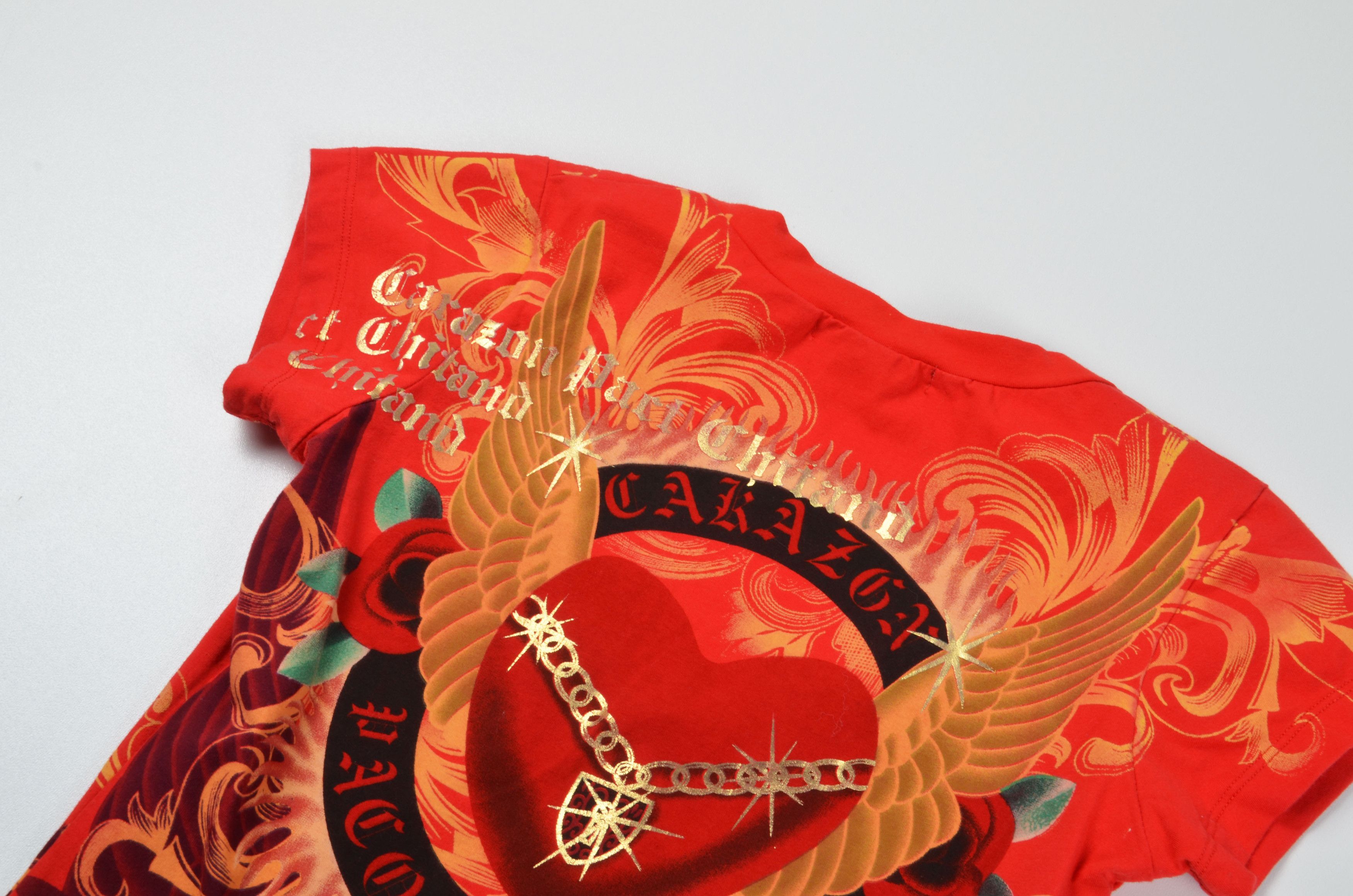 Christian Audigier Paco Chicano by Christian Audigier Y2K Tattoo Glam Top Size S / US 4 / IT 40 - 8 Thumbnail