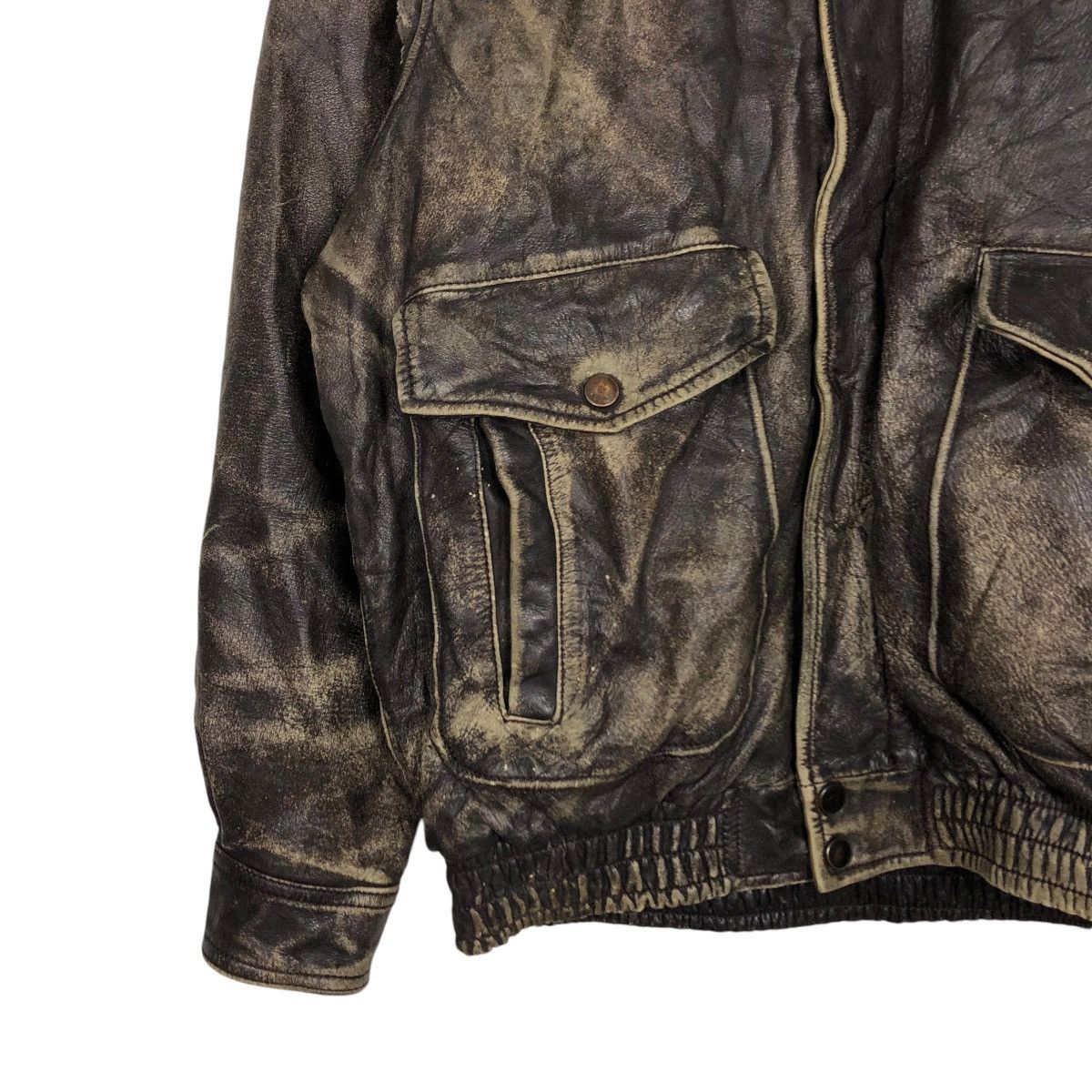 Japanese Brand 🔥VINTAGE BIKER LEATHER JACKET UNKNOWN BRAND ISSEY MIYAKE Size US M / EU 48-50 / 2 - 6 Thumbnail