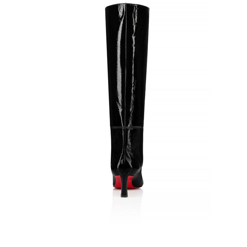 Christian Louboutin os11x0526 Condorocombo Botta Patent Leather 85mm Boots Size US 7 / IT 37 - 4 Thumbnail