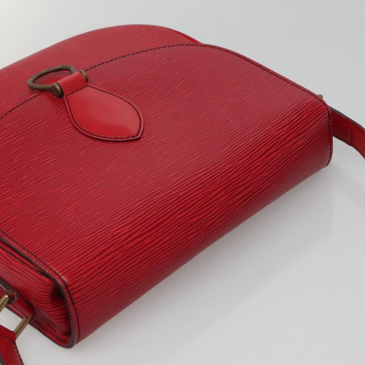 Louis Vuitton LOUIS VUITTON Epi Saint Cloud GM Shoulder Bag Red M52197 Size ONE SIZE - 6 Thumbnail