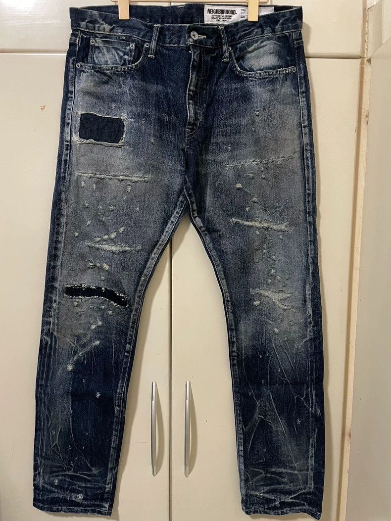 Neighborhood NEIGHBORHOOD 20SS BULLET Jeans Size US 31 - 1 Thumbnail