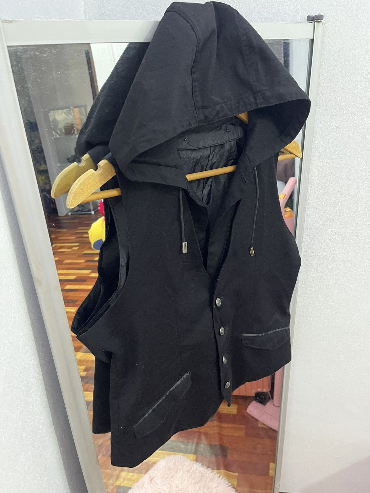 HIDEAWAYS Hideaways Nicole Hooded Vest Minimal Streetwear Size US S / EU 44-46 / 1 - 3 Thumbnail