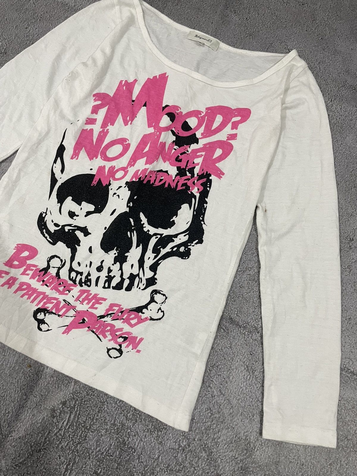 Hysteric Glamour × If Six Was Nine × Japanese Brand Japanese Rokujusan63 skull style ifsix lgb long sleeve Size M / US 6-8 / IT 42-44 - 4 Thumbnail