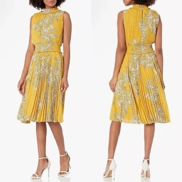 Nanette Lepore Nanette Lepore Golden Cypress Floral Sleeveless Dress 6 Summ Size M / US 6-8 / IT 42-44 - 1 Thumbnail