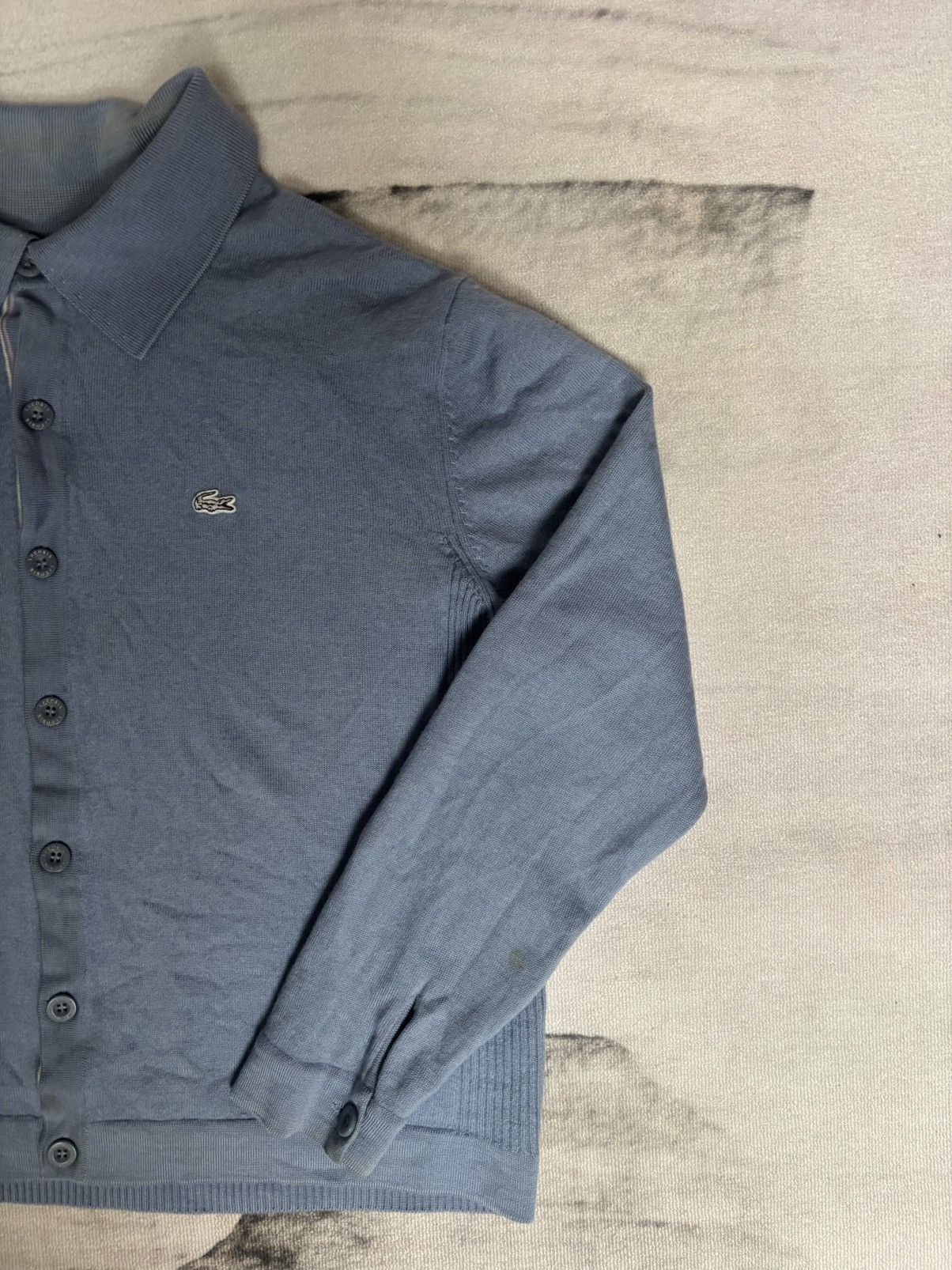 Lacoste Light blue cardigan button jacket Lacoste size S Size S / US 4 / IT 40 - 6 Thumbnail